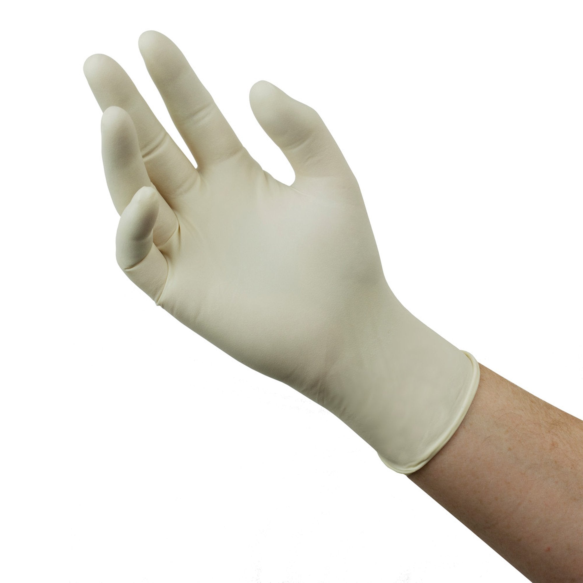 Microflex® Diamond Grip Plus™ Latex Gloves, Large, White (100 Units)