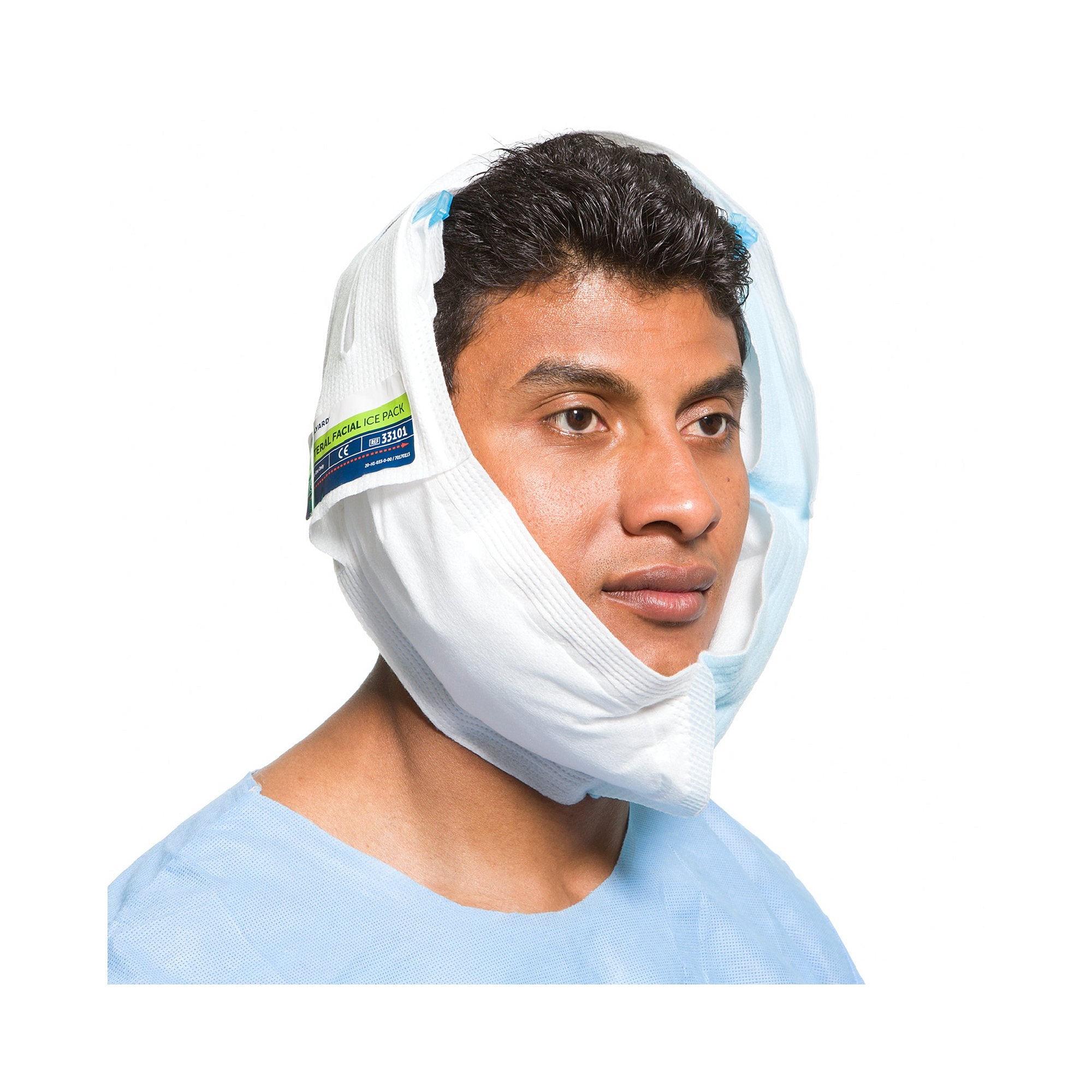 Ice Bag Bilateral Facial One Size Fits Most 5 X 12 Inch Polyester / Polyethylene / Polypropylene / Polyurethane / Spandex / Adhesive / Aluminum Reusable - image 2