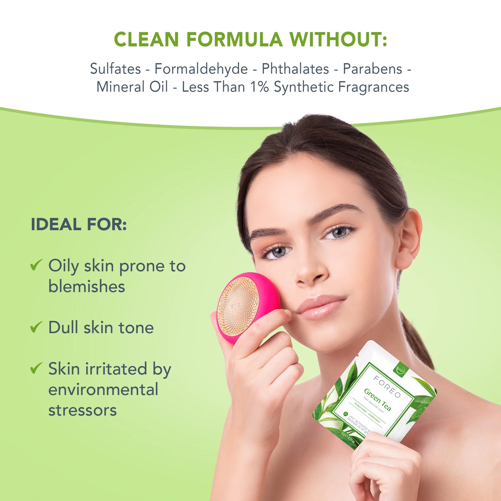 FOREO UFO Mask: Japanese Green Tea