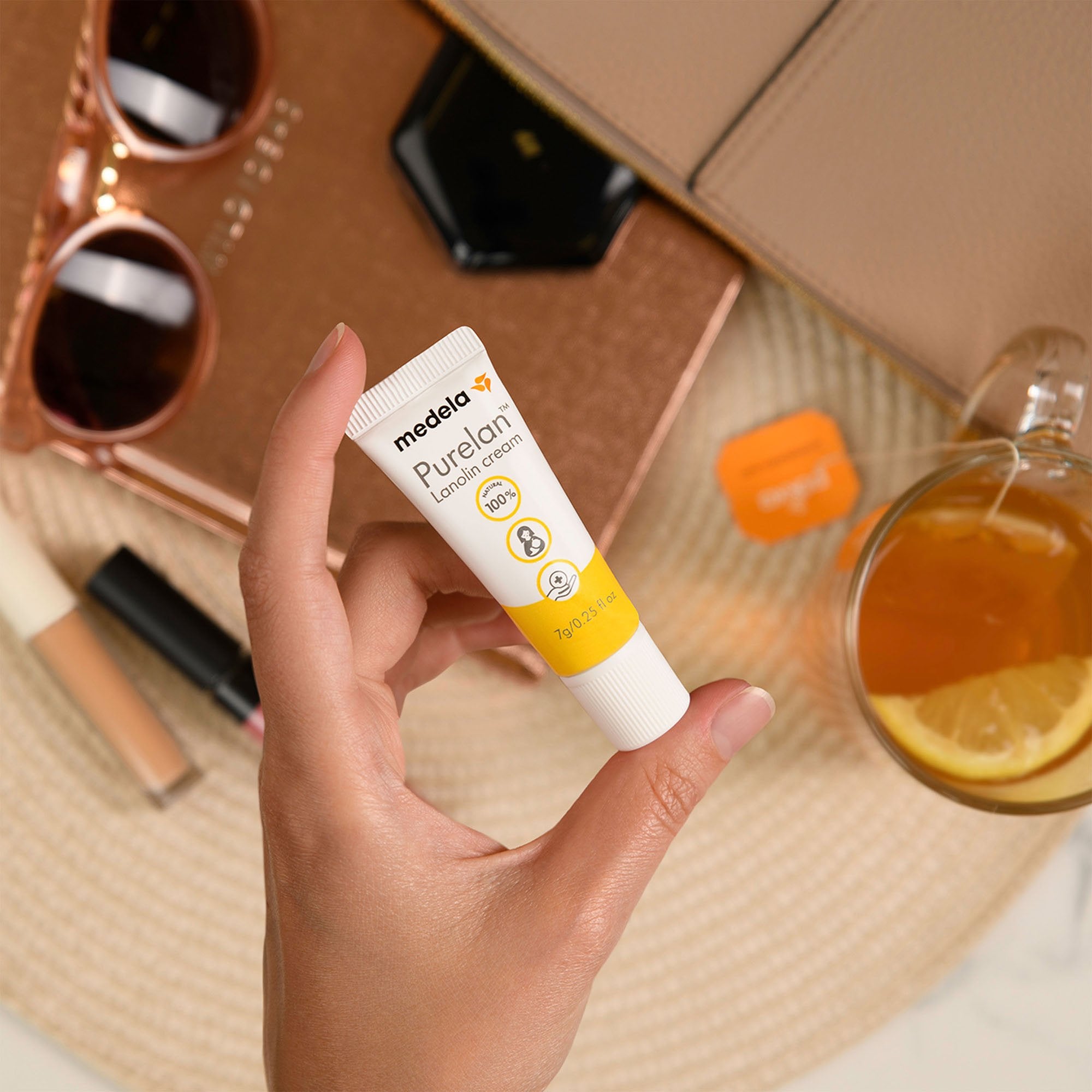 Hand and Body Moisturizer Purelan™ 0.25 oz. Tube Unscented Cream - image 3