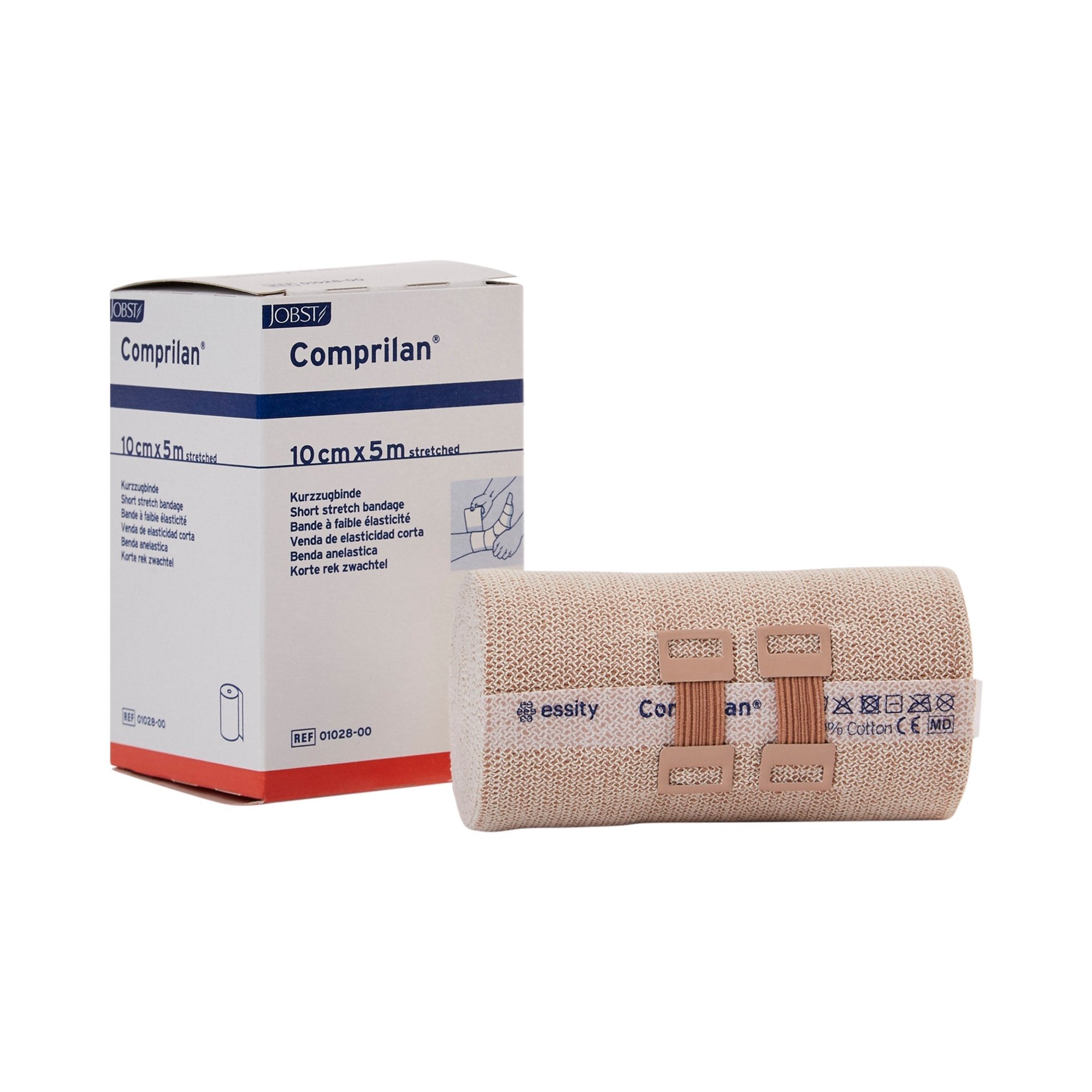 Comprilan® Clip Detached Closure Compression Bandage, 4 Inch x 5-1/2 Yard (1 Unit)