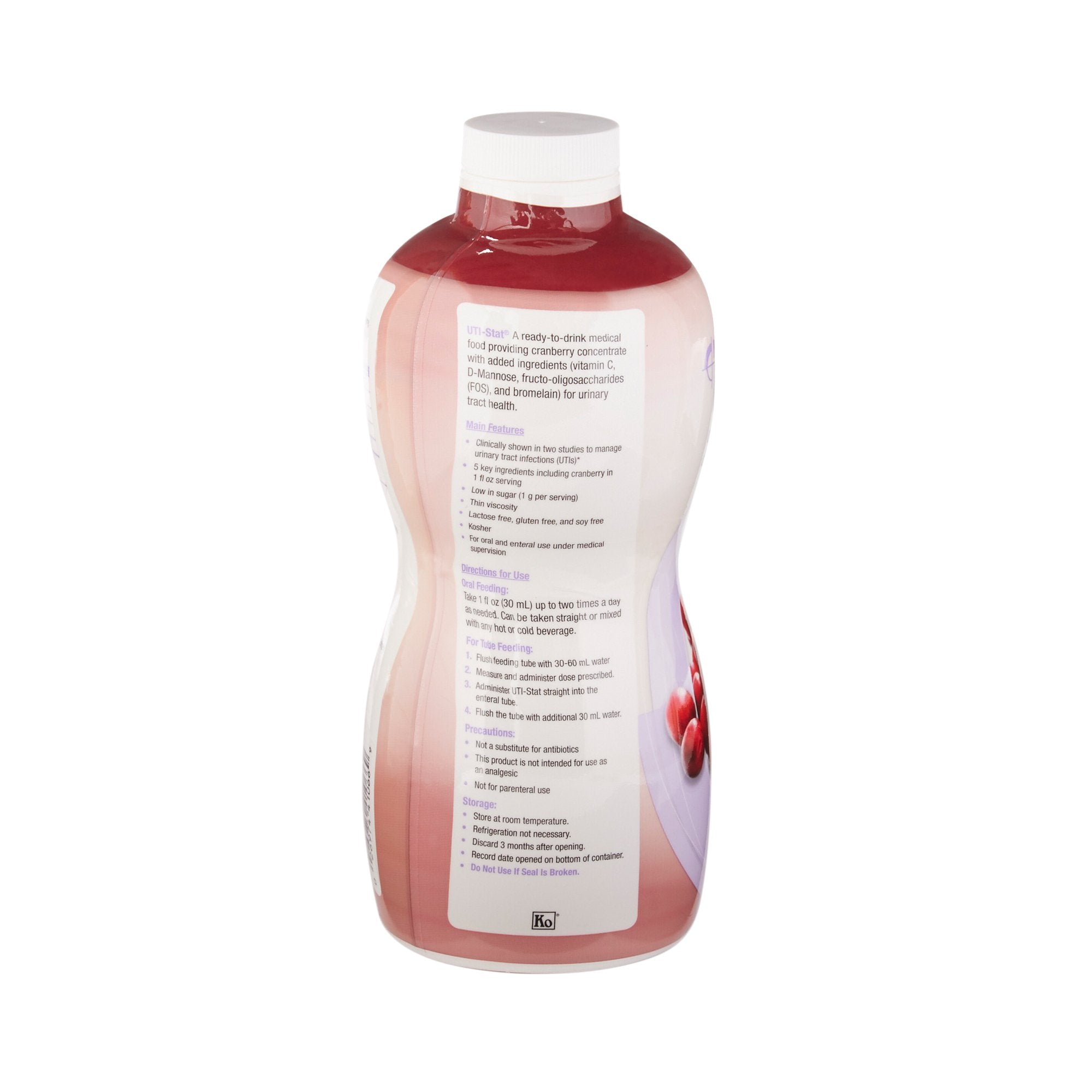 UTI-Stat® Cranberry Urinary Tract Complex, 30-ounce bottle (1 Unit)