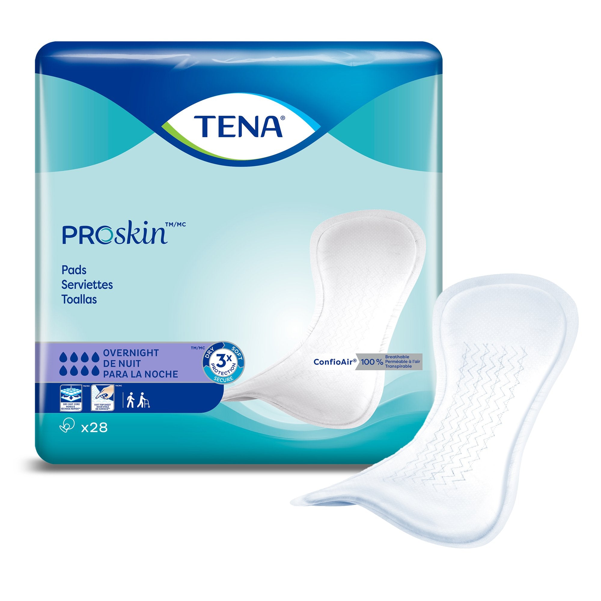 Tena® ProSkin™ Overnight Incontinence Pads