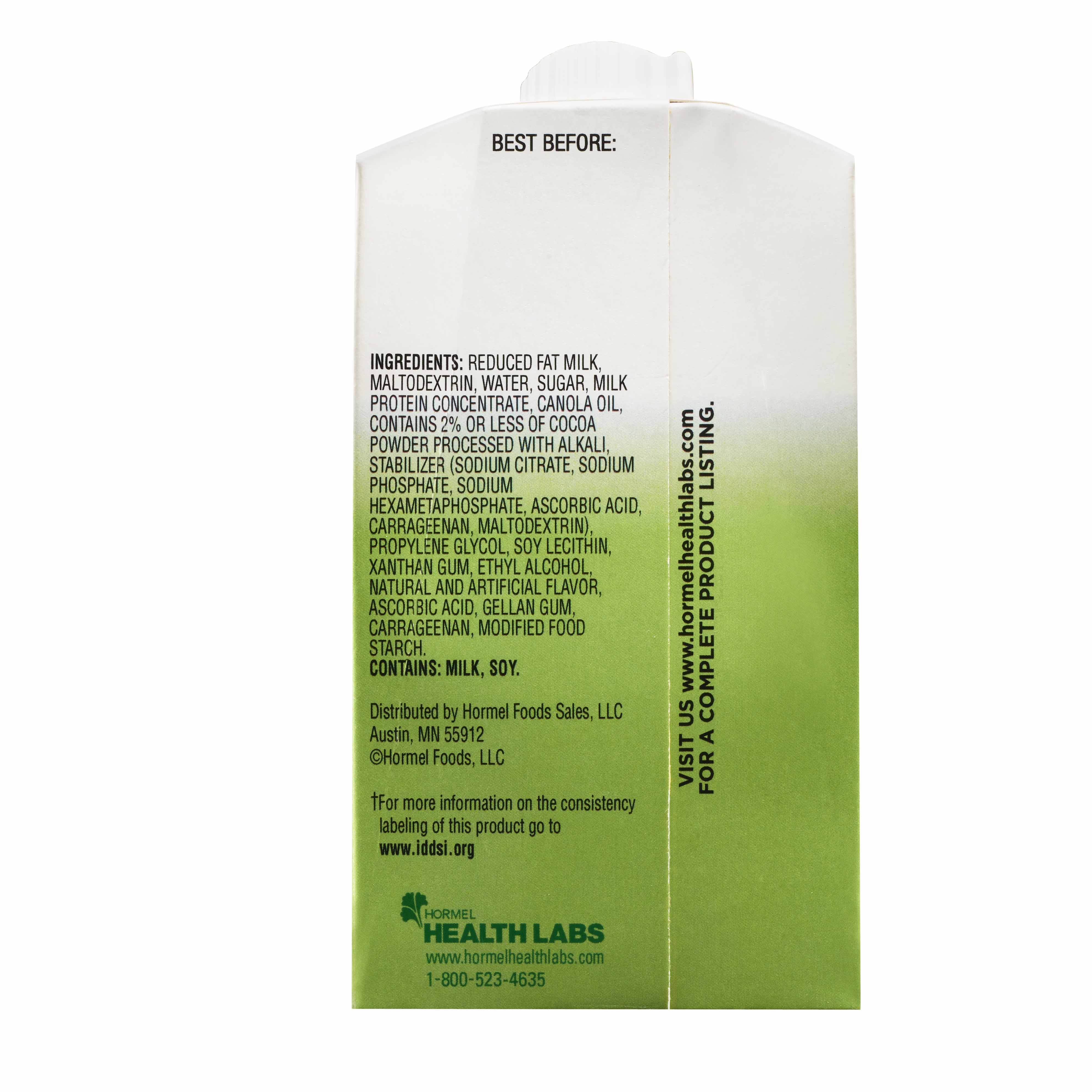 Oral Supplement Hormel Vital Cuisine® 500 Shakes Chocolate Flavor Liquid 8.45 oz. Carton - image 2