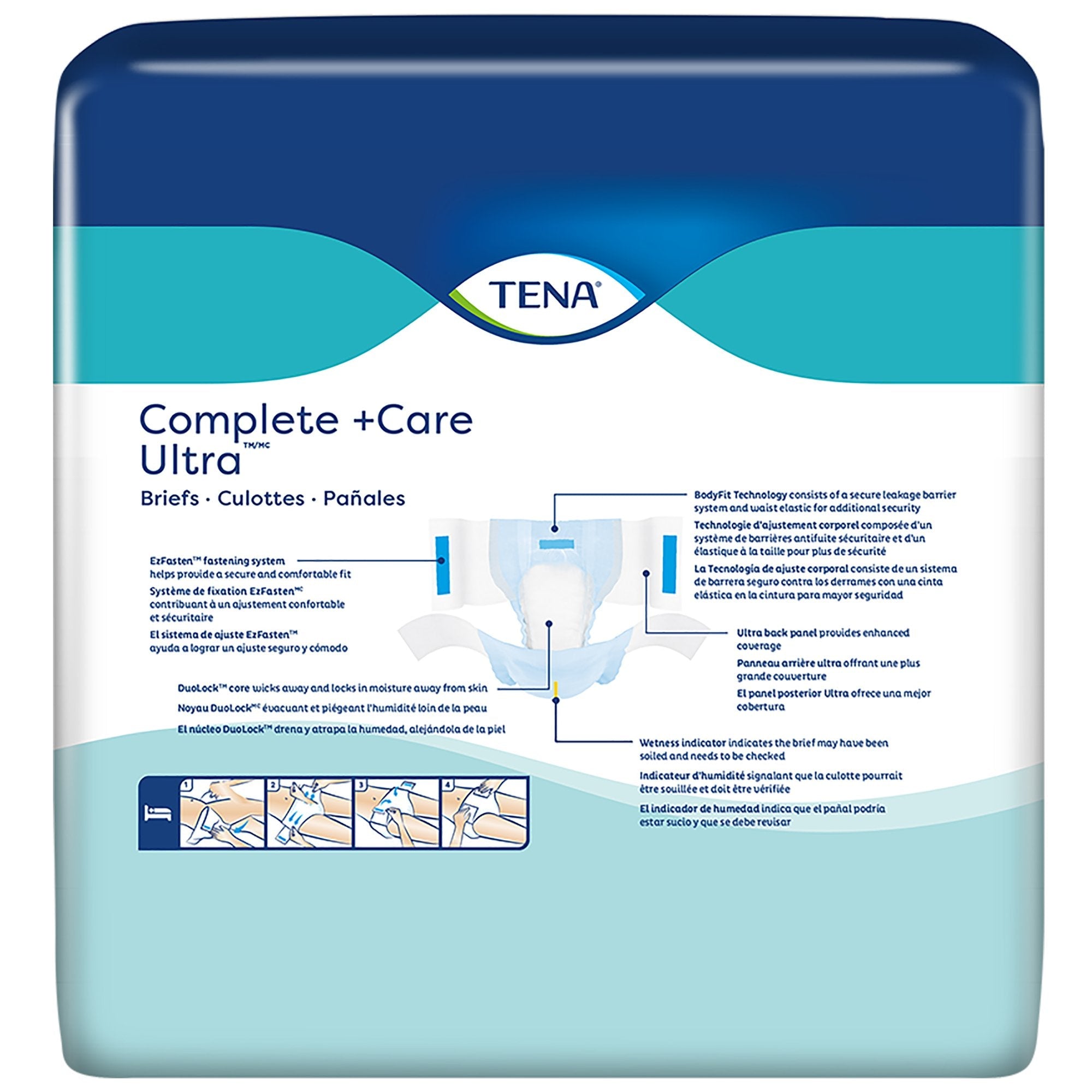 Tena® Complete Ultra™ Incontinence Brief, Large (24 Units)