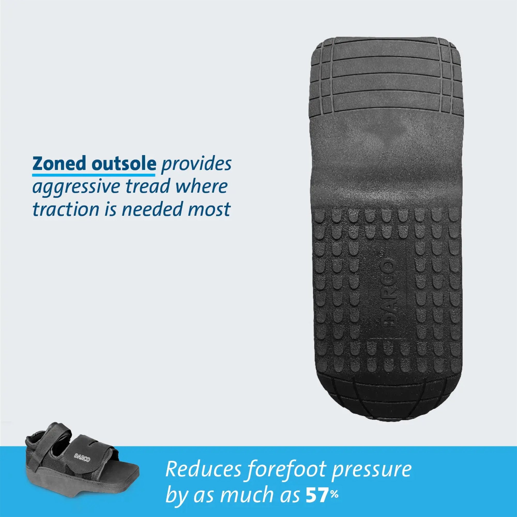 Post-Op Shoe Darco® OrthoWedge™ X-Large Male Black - image 8