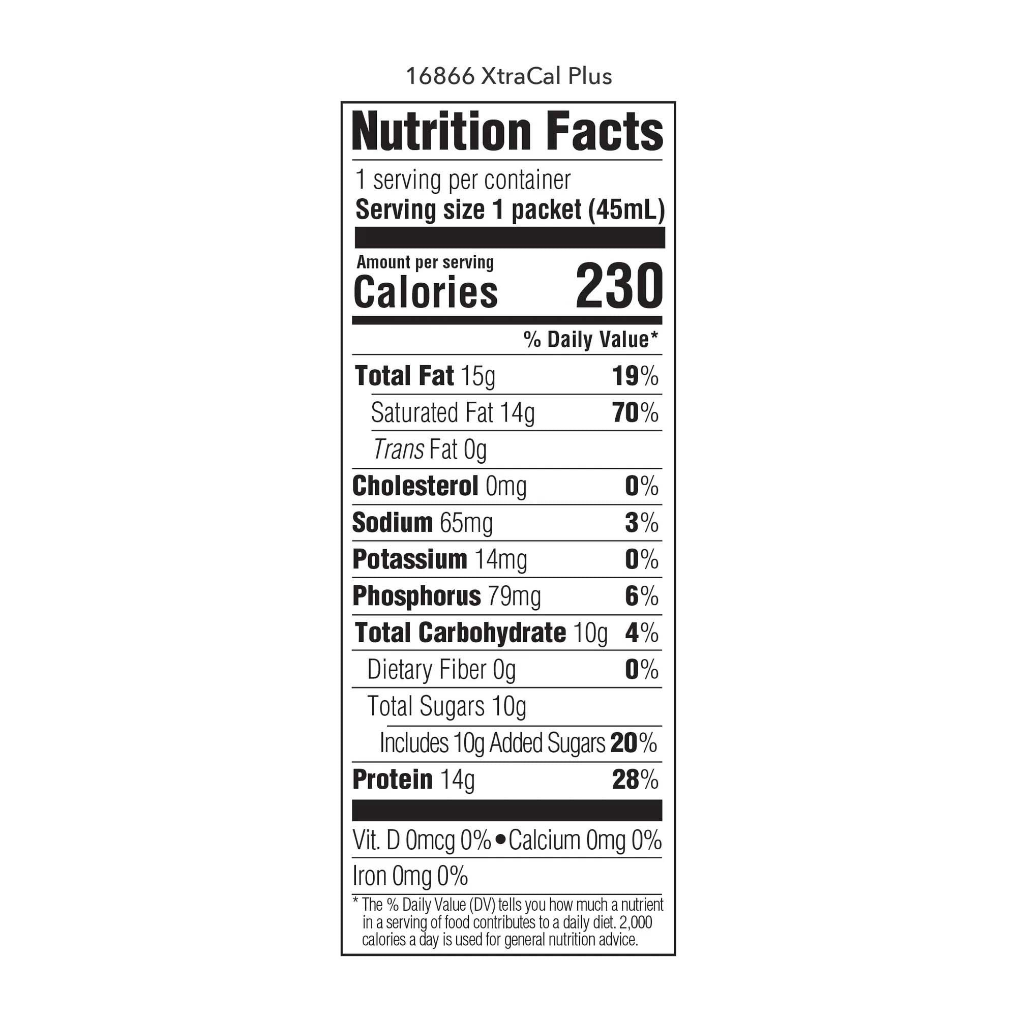 Oral Supplement ProSource® XtraCal Neutral Flavor Liquid 1 oz. Individual Packet - image 2
