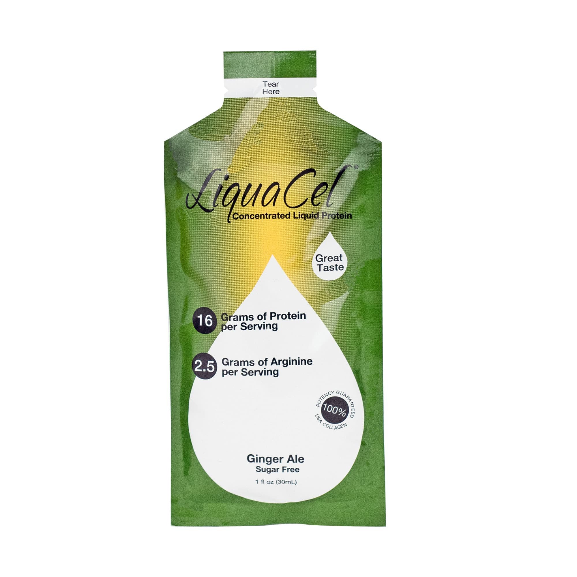 LiquaCel® Ginger Ale Concentrated Liquid Protein