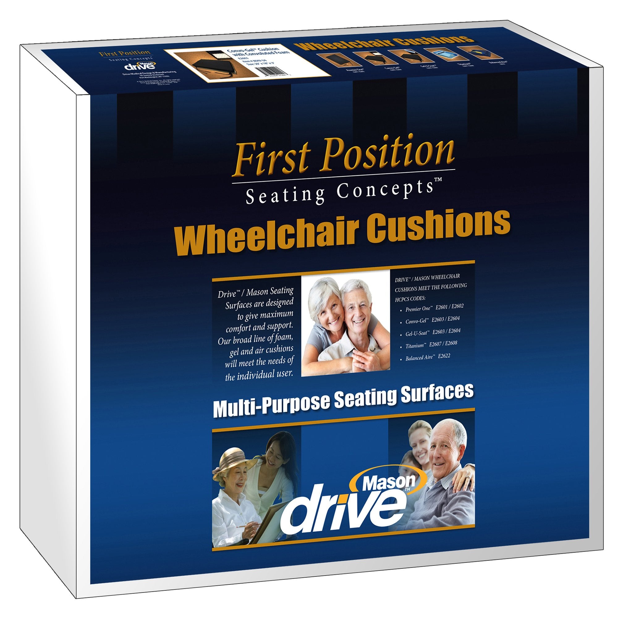 Seat Cushion Balanced Aire™ 18 W X 16 L X 4 D Inch Air Cells - image 2