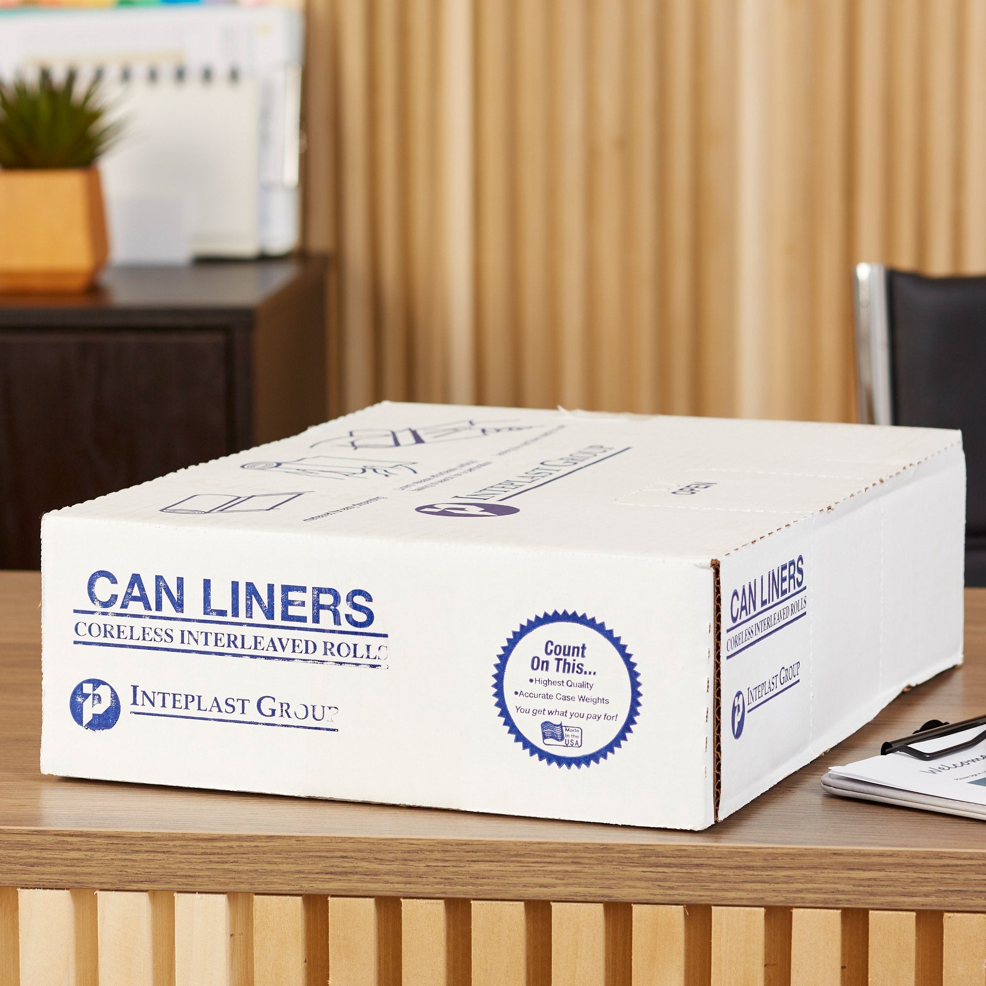 McKesson Medium Duty Clear Trash Bag, 45 gal, 12 Mic (250 Units)