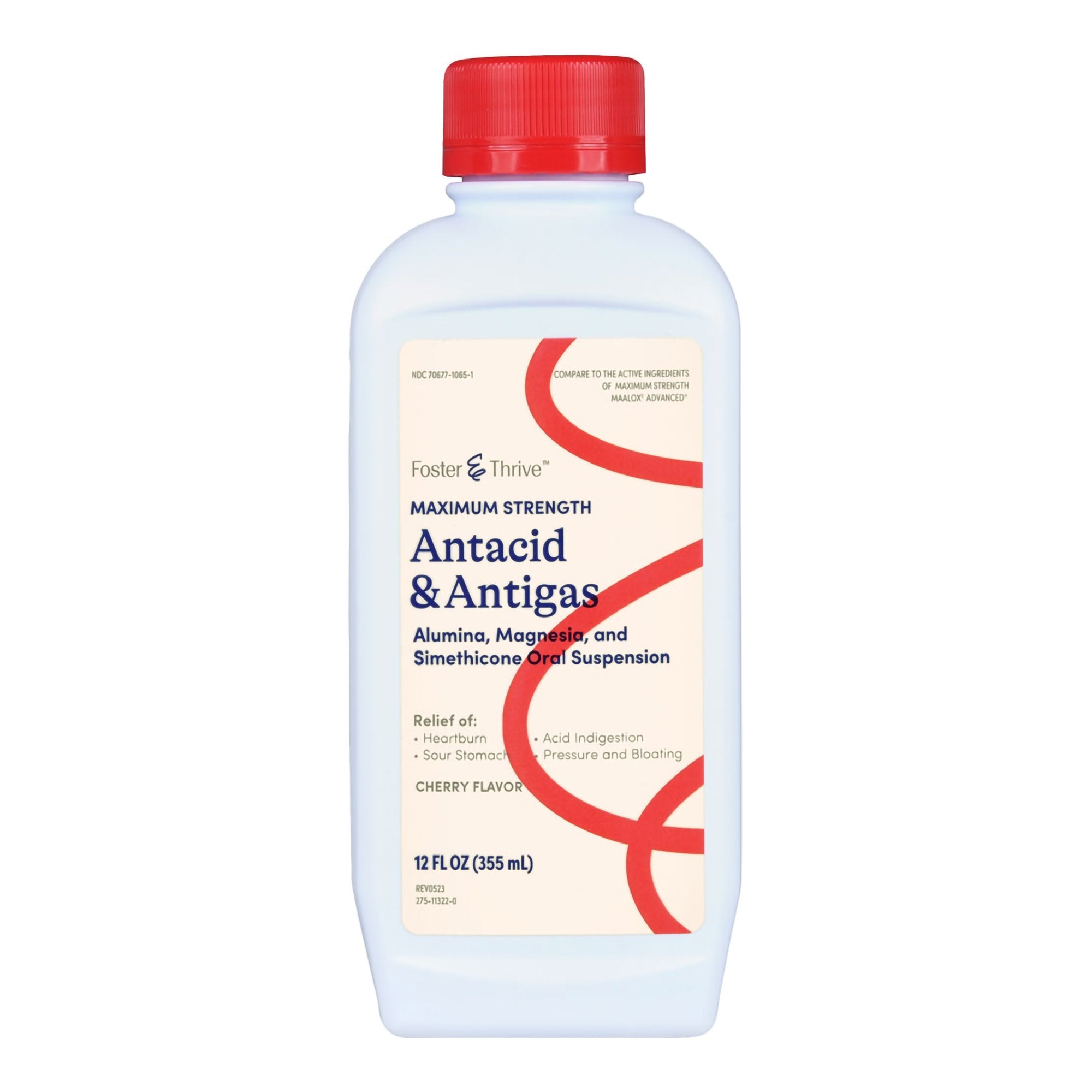 Foster & Thrive™ Max Strength Antacid & Antigas Alumina, Magnesia & Simethicone
