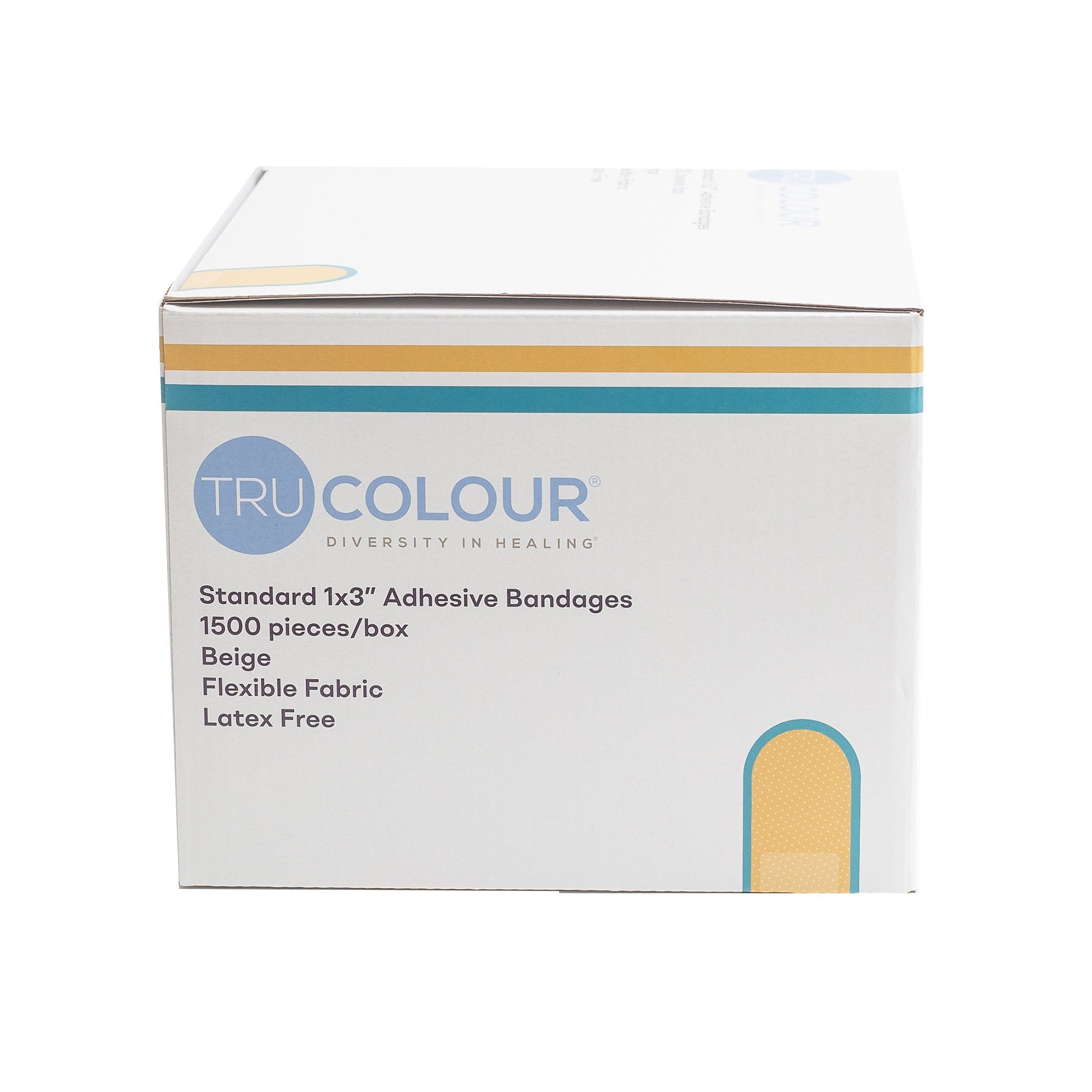 TruColour® Beige Adhesive Strip, 1 x 3 Inch (1500 Units)