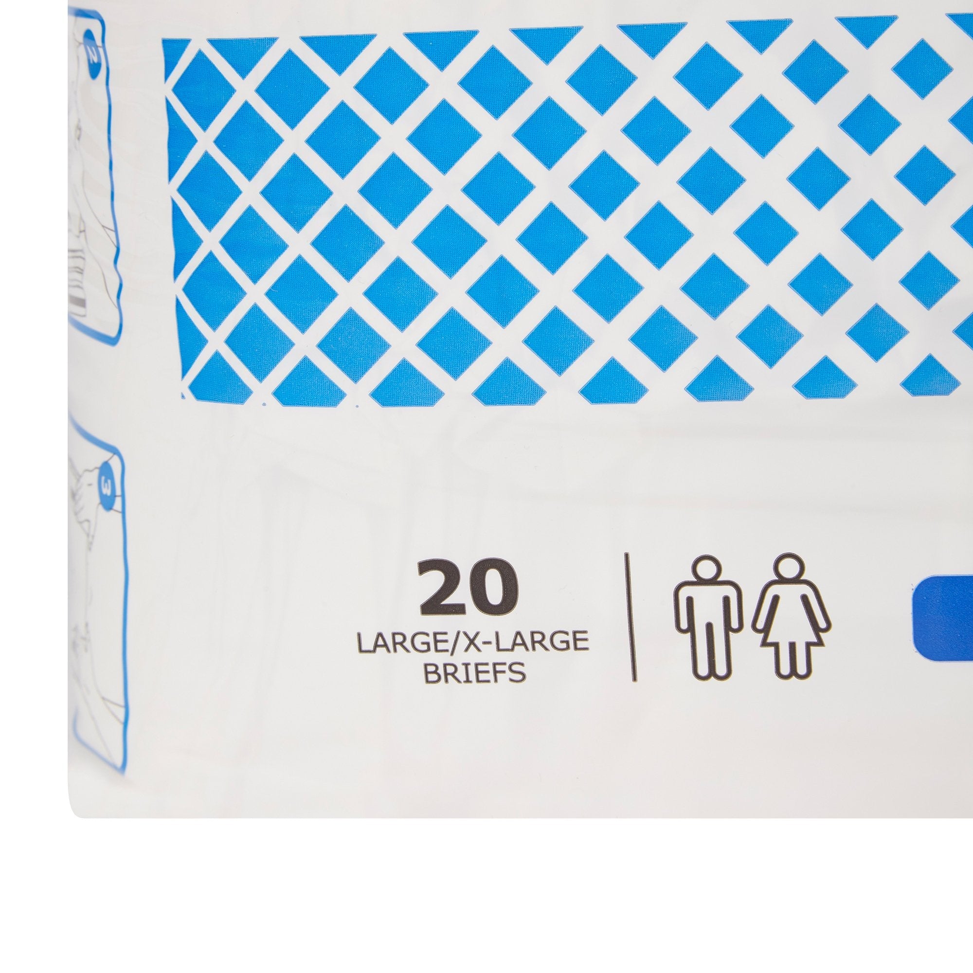 McKesson Ultra Plus Stretch Incontinence Brief L/XL Heavy Absorbency