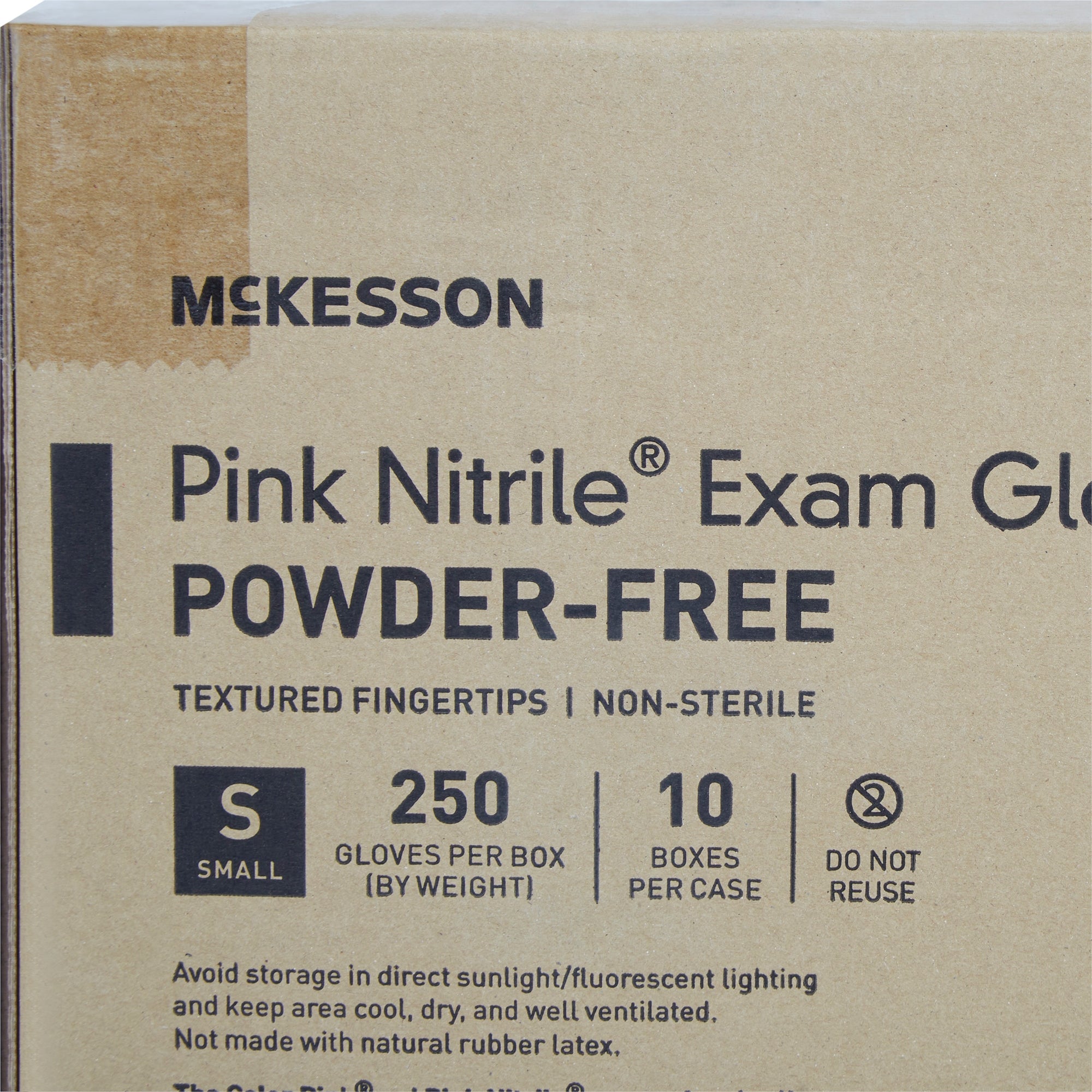 McKesson Pink Nitrile Exam Gloves, Small - Support Breast Cancer Awareness