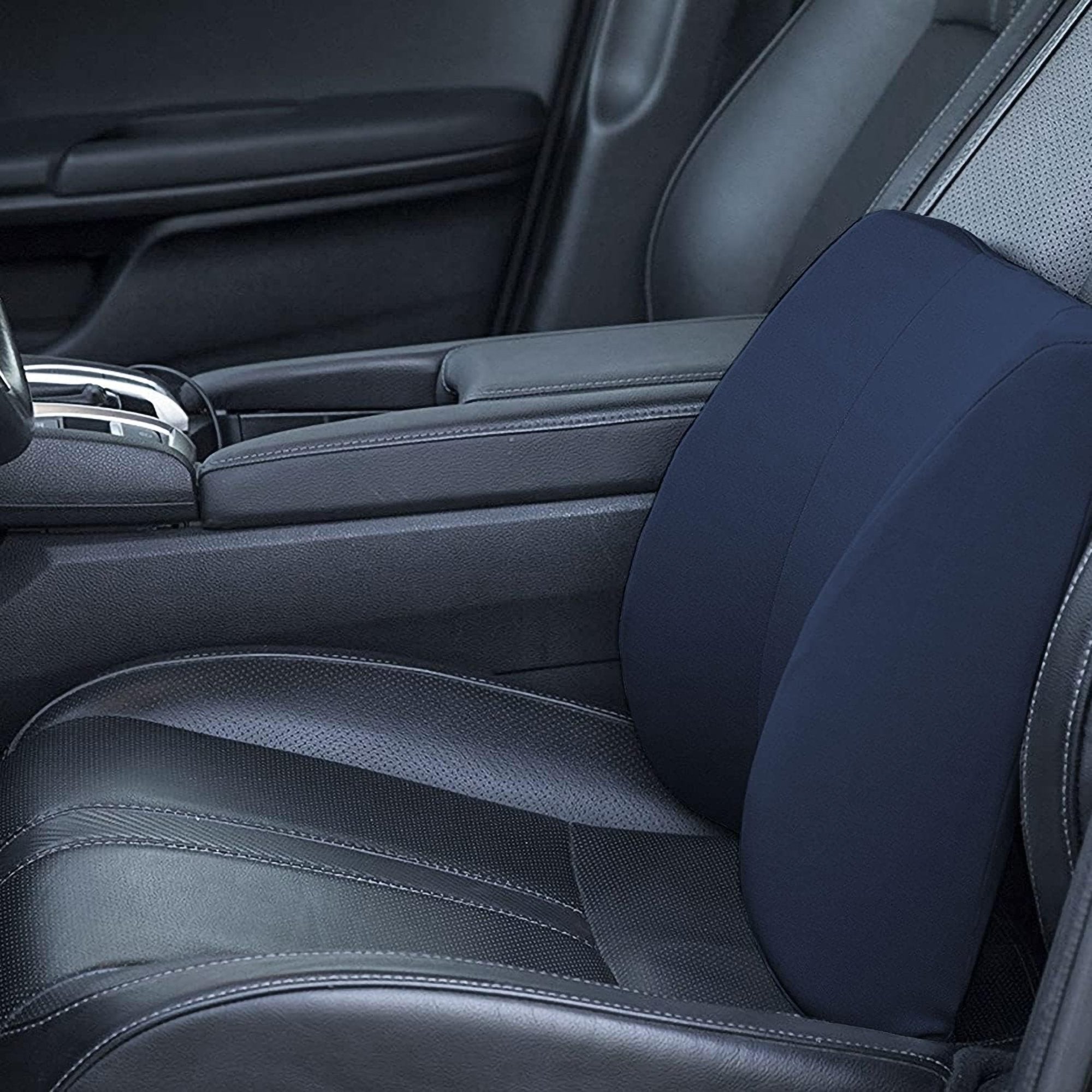 DMI® Memory Foam Lumbar Seat Cushion, Navy Blue (1 Unit)