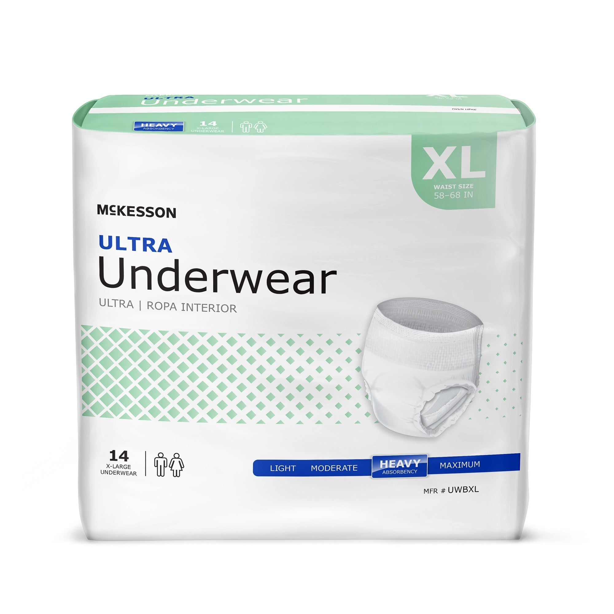 McKesson Ultra XL Heavy Absorbency Underwear - Discreet Adult Incontinence Aid