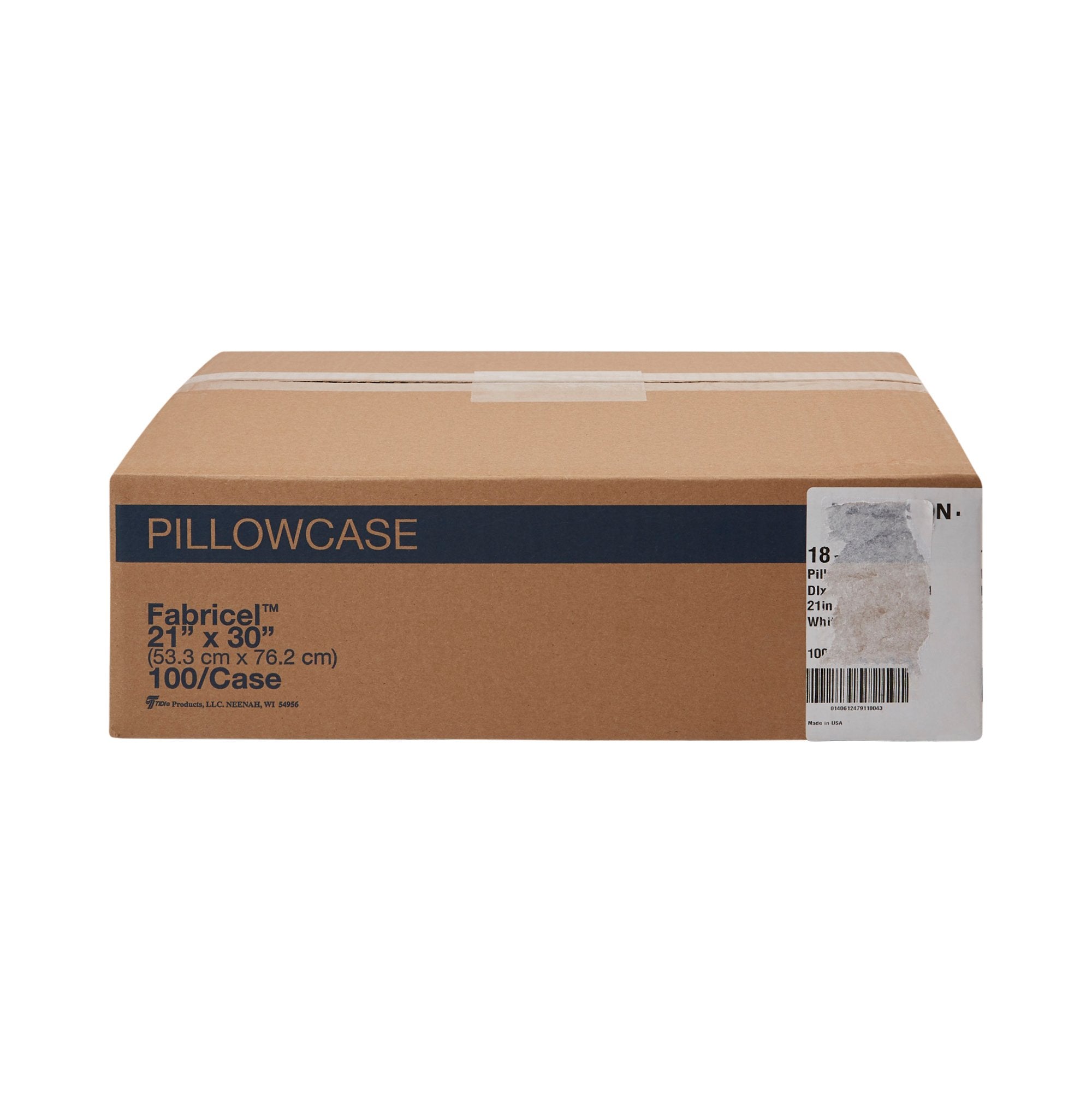 McKesson White Fabricel® Pillowcase, 21 x 30 Inch (100 Units)