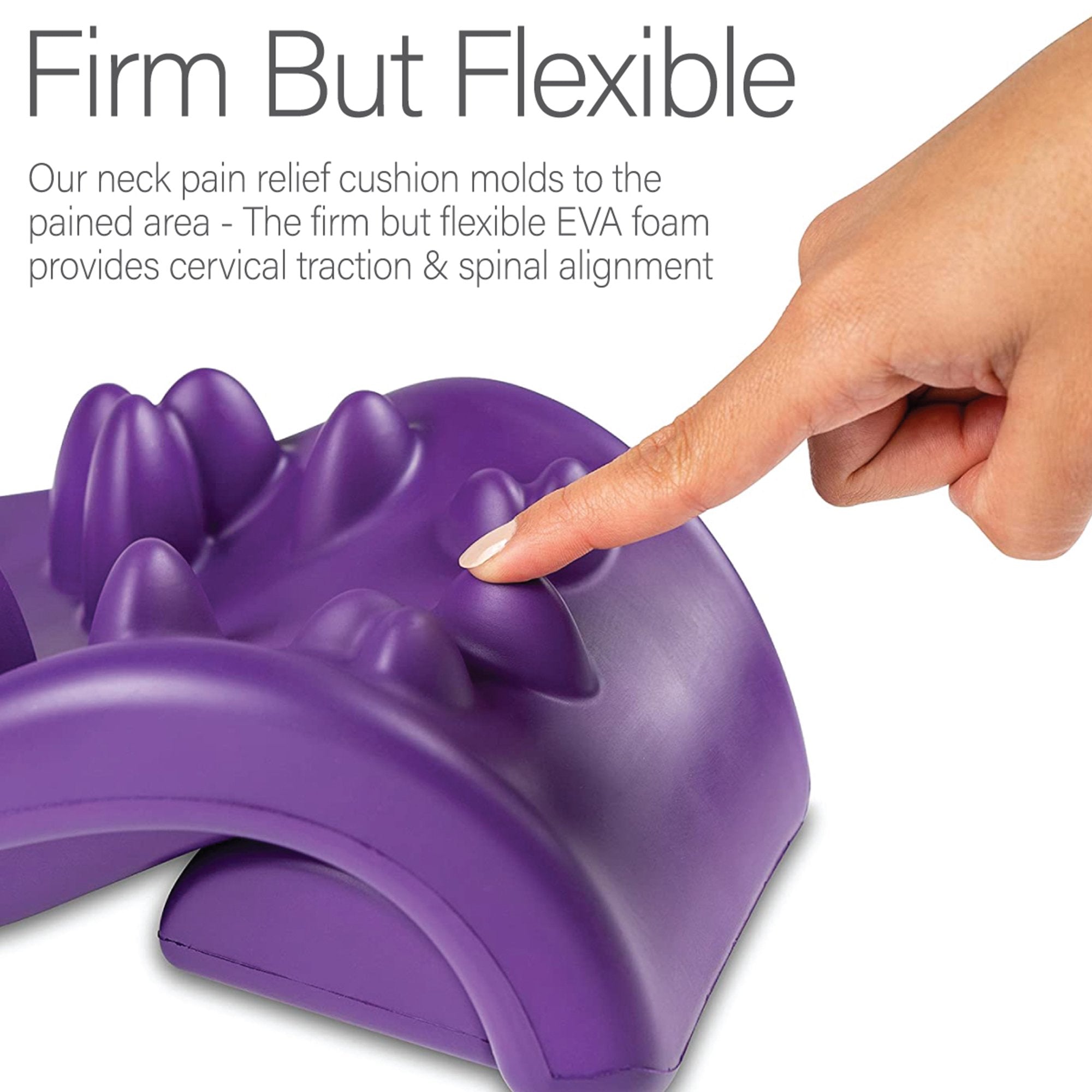 Kanjo Flex Firm Acupressure Neck Pain Relief Cushion (1 Unit)