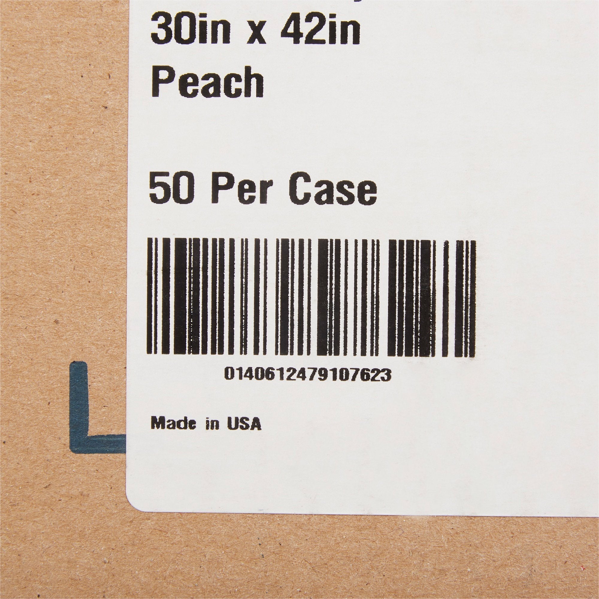 McKesson Patient Exam Gown, 30 x 42 in., Peach (50 Units)