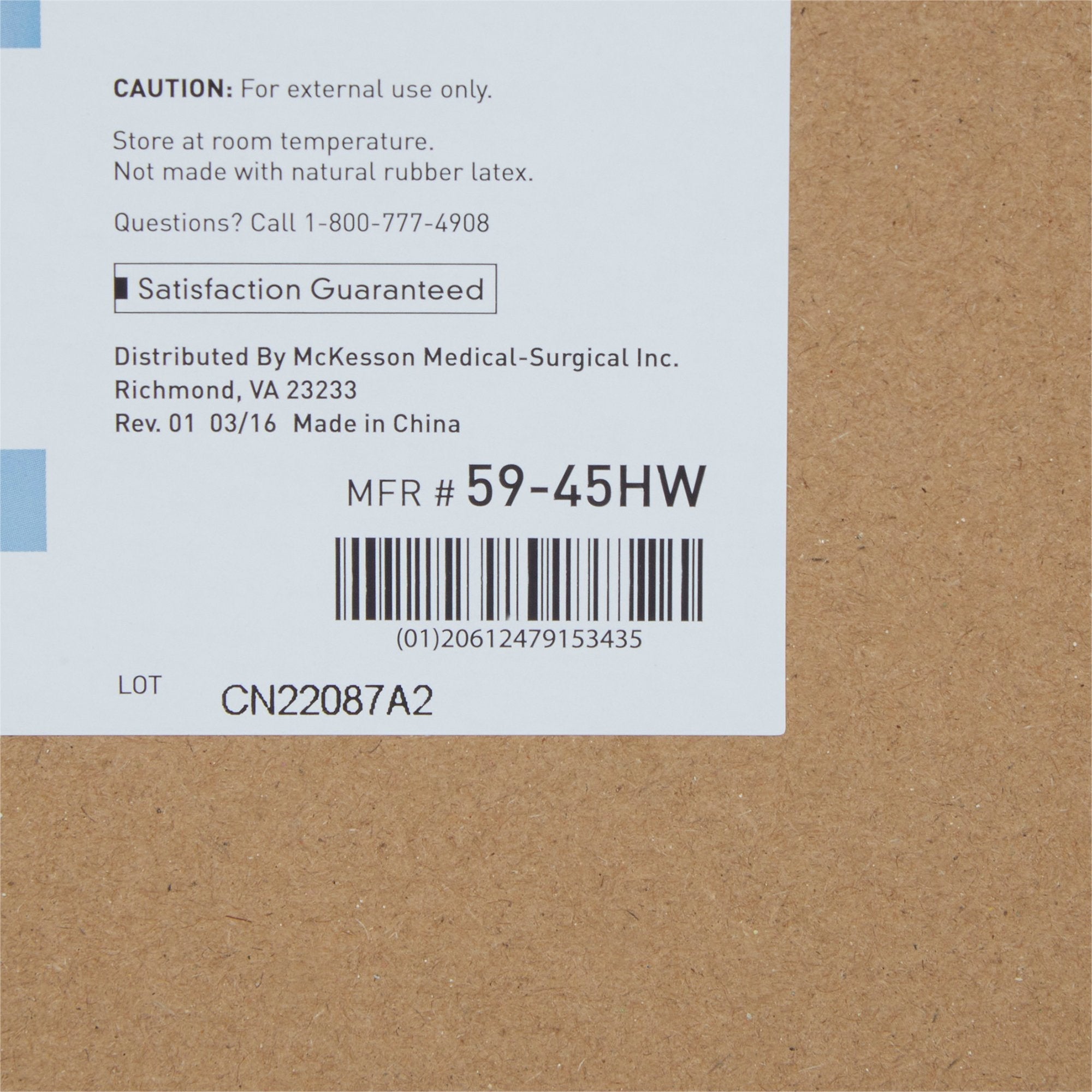 McKesson Infant Heel Warmer, 3¾ x 5½ Inch (25 Units)