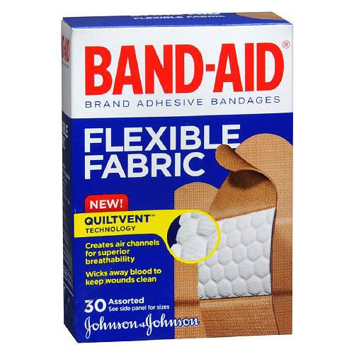 Band-Aid® Flexible Fabric Tan Adhesive Strip, Assorted Sizes (1 Unit)