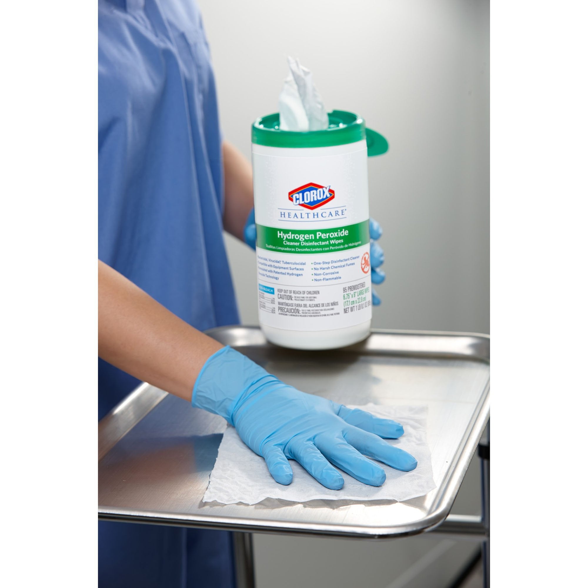 Clorox Healthcare® Hydrogen Peroxide Cleaner Disinfectant Wipes (1 Unit)