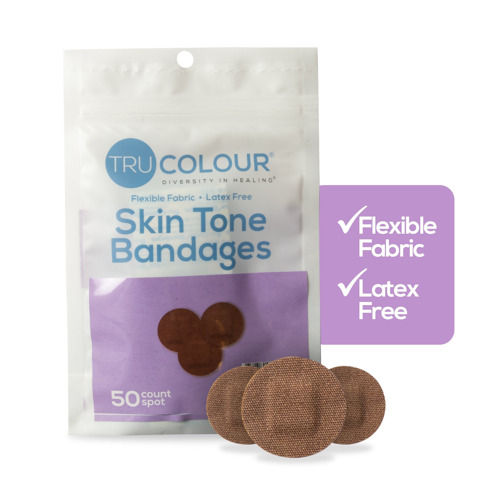 TruColour® Dark Brown Adhesive Strip, Spot (50 Units)