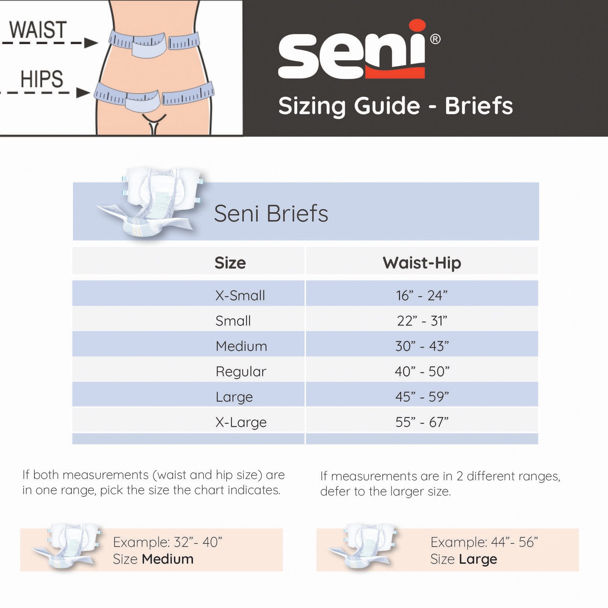 Seni® Super Heavy Absorbency Incontinence Brief, Extra Large (25 Units)