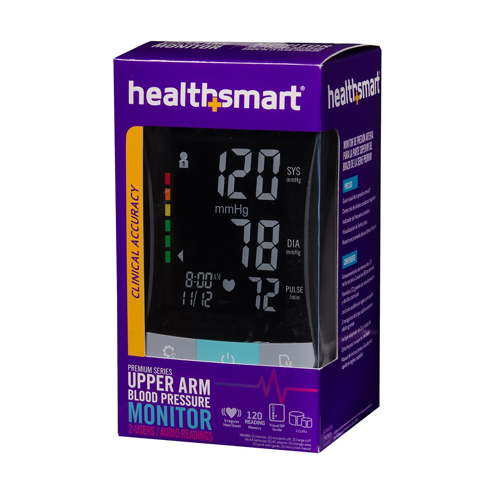 Mabis 1-Tube Blood Pressure Monitor, Digital, Black Cuff (1 Unit)