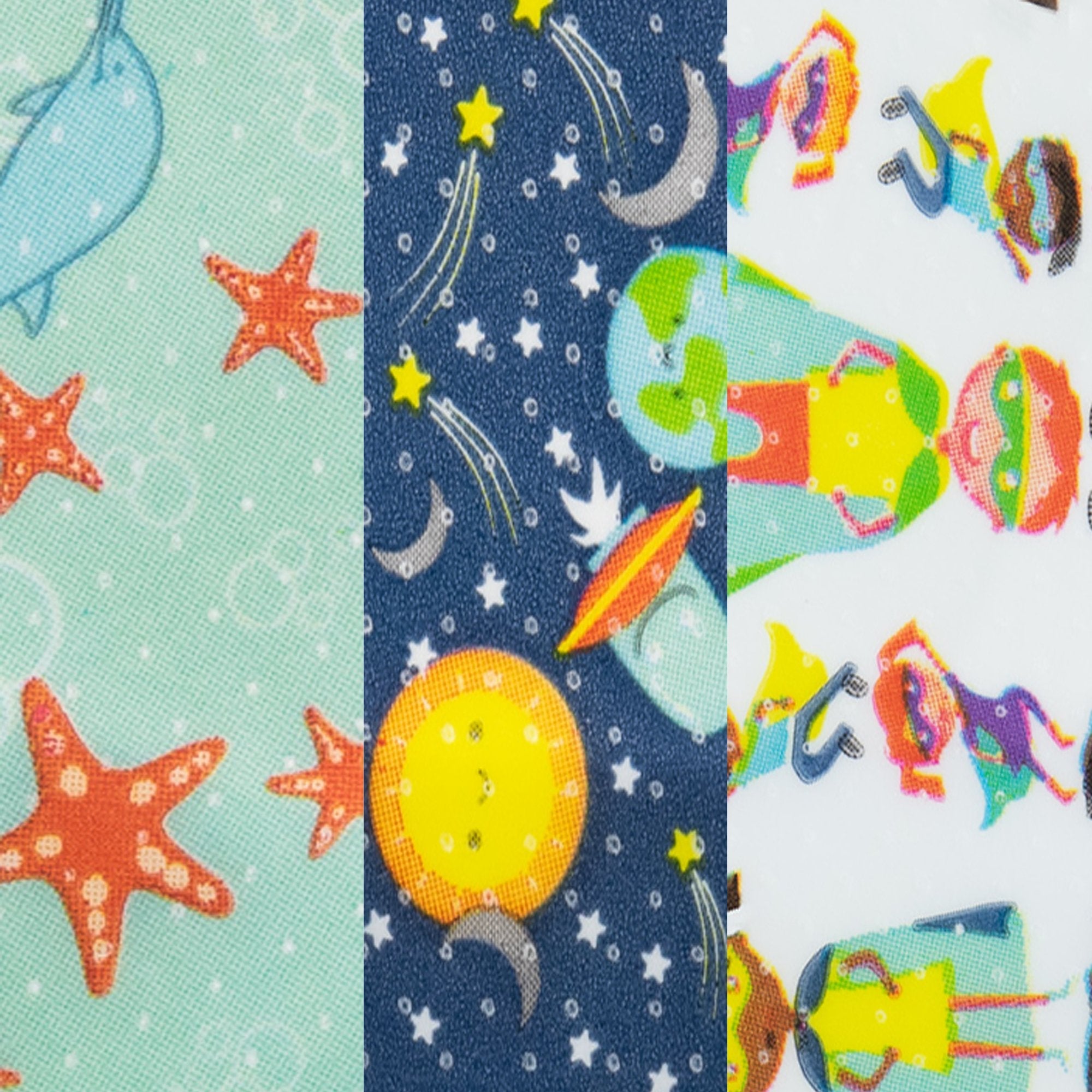 McKesson Kids™ Kid Design (Assorted Prints) Adhesive Strip, 3/4 x 3 Inch (100 Units)