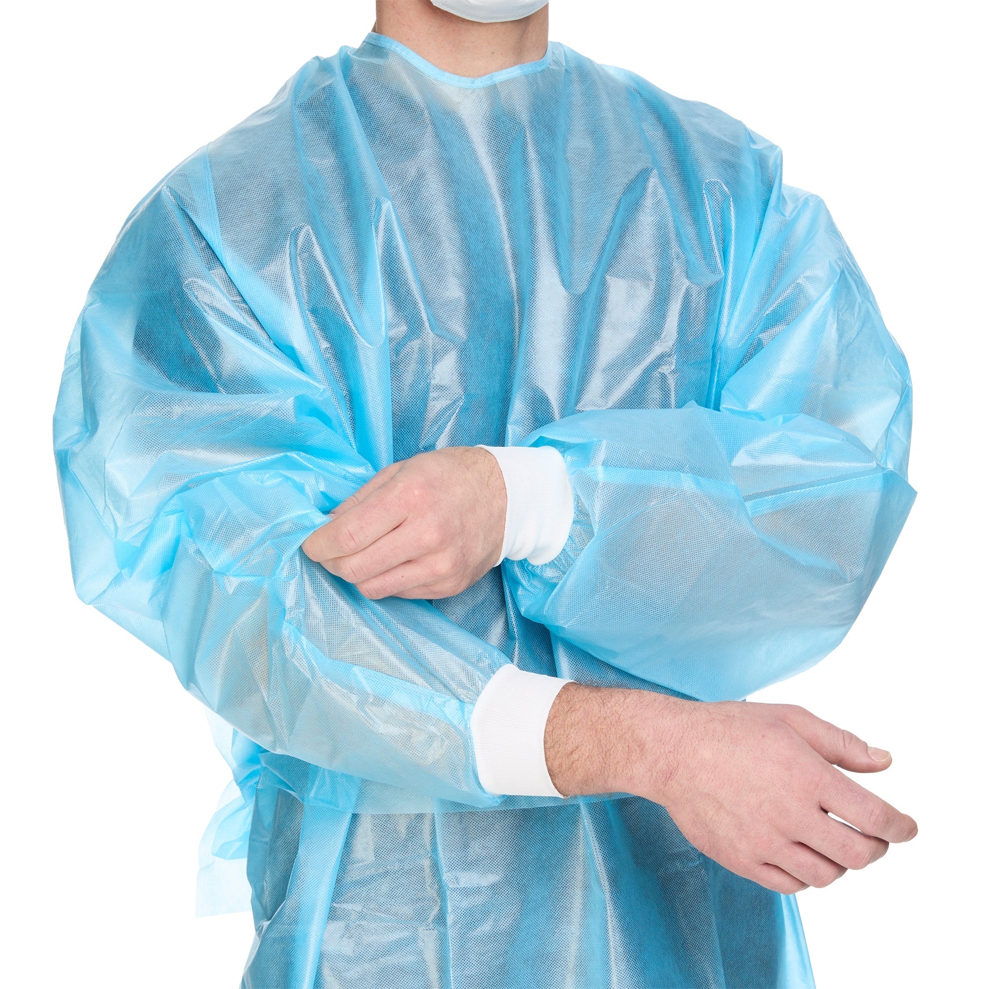 McKesson Full Back Chemotherapy Procedure Gown, Extra Large (10 Units)