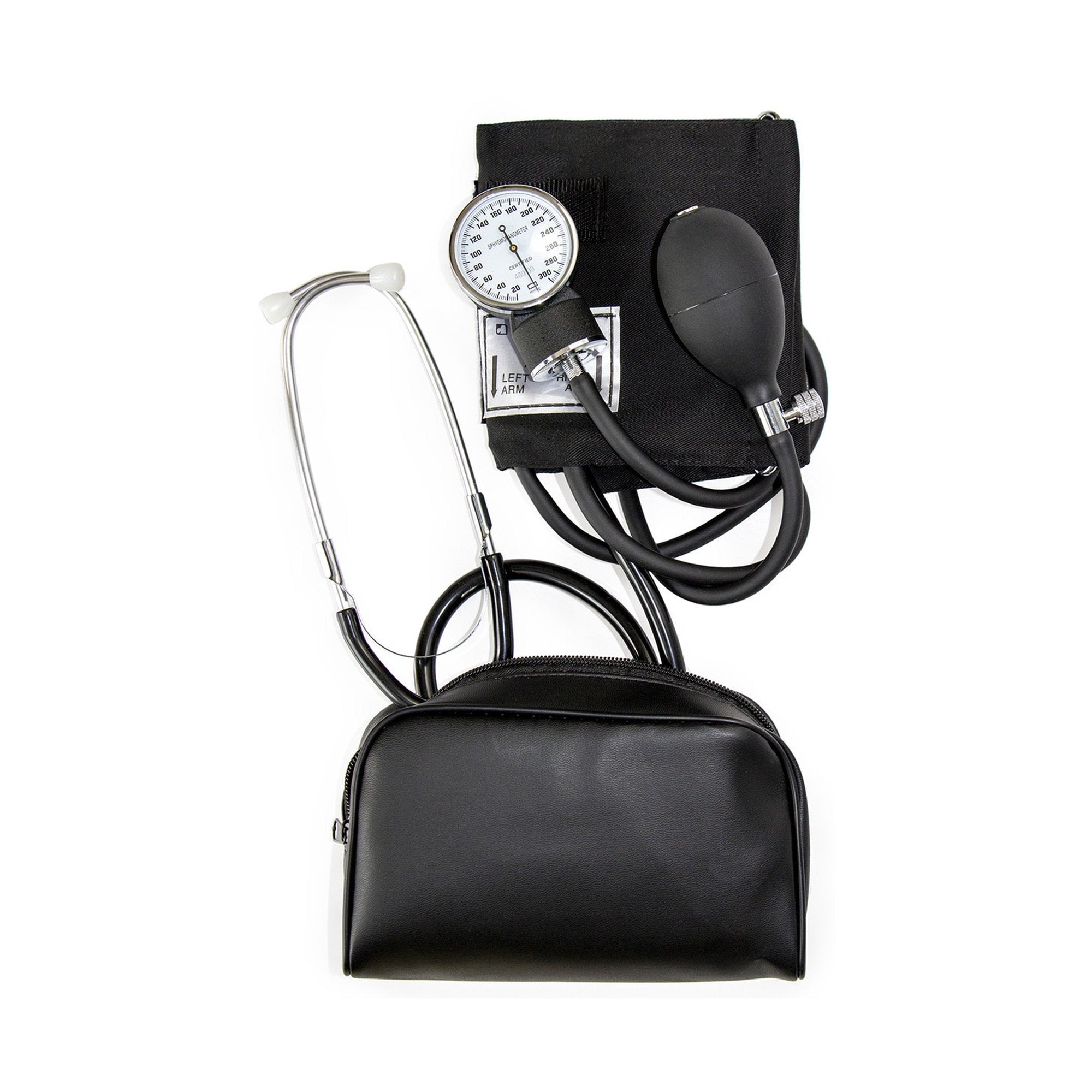 HealthSmart™ Aneroid Sphygmomanometer/Sprague Kit, Standard Adult (1 Unit)