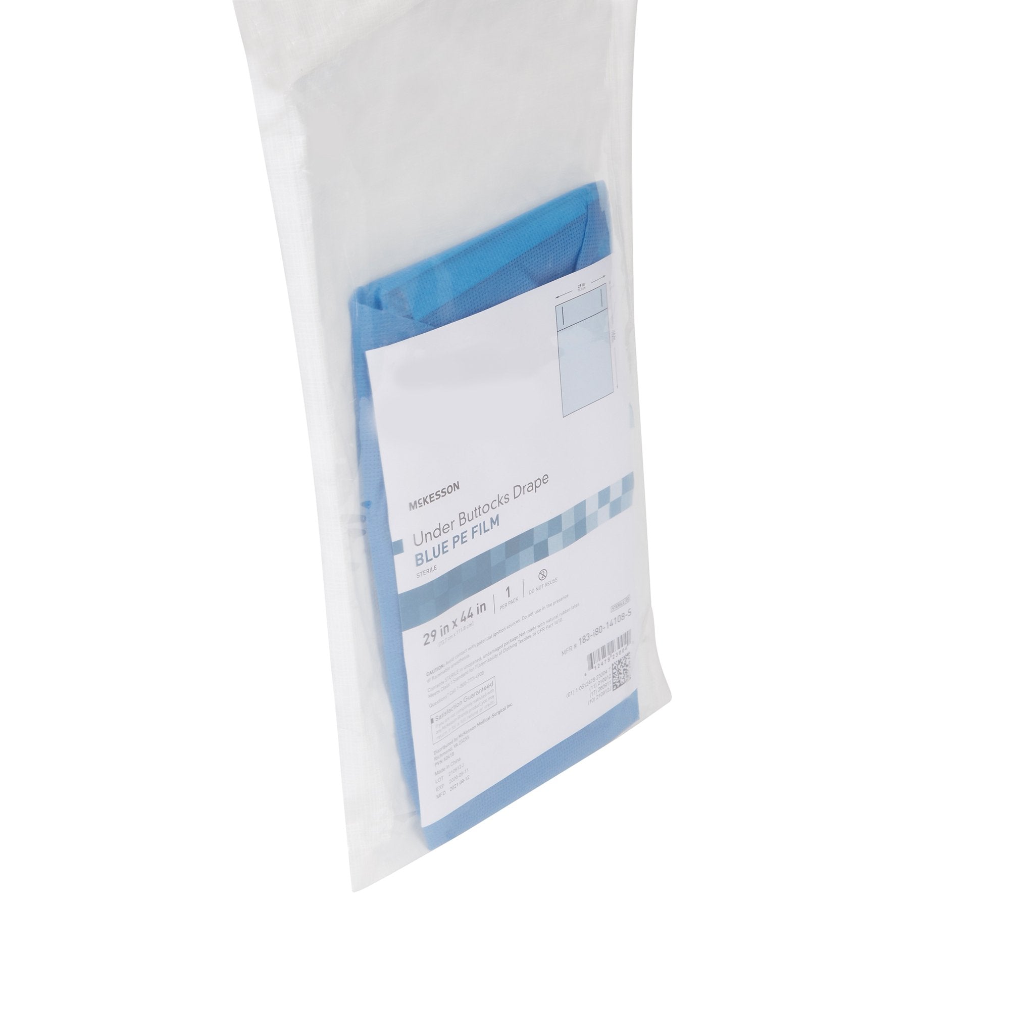 McKesson Sterile Under Buttocks Obstetrics / Gynecology Drape, 29 x 44 Inch (1 Unit)