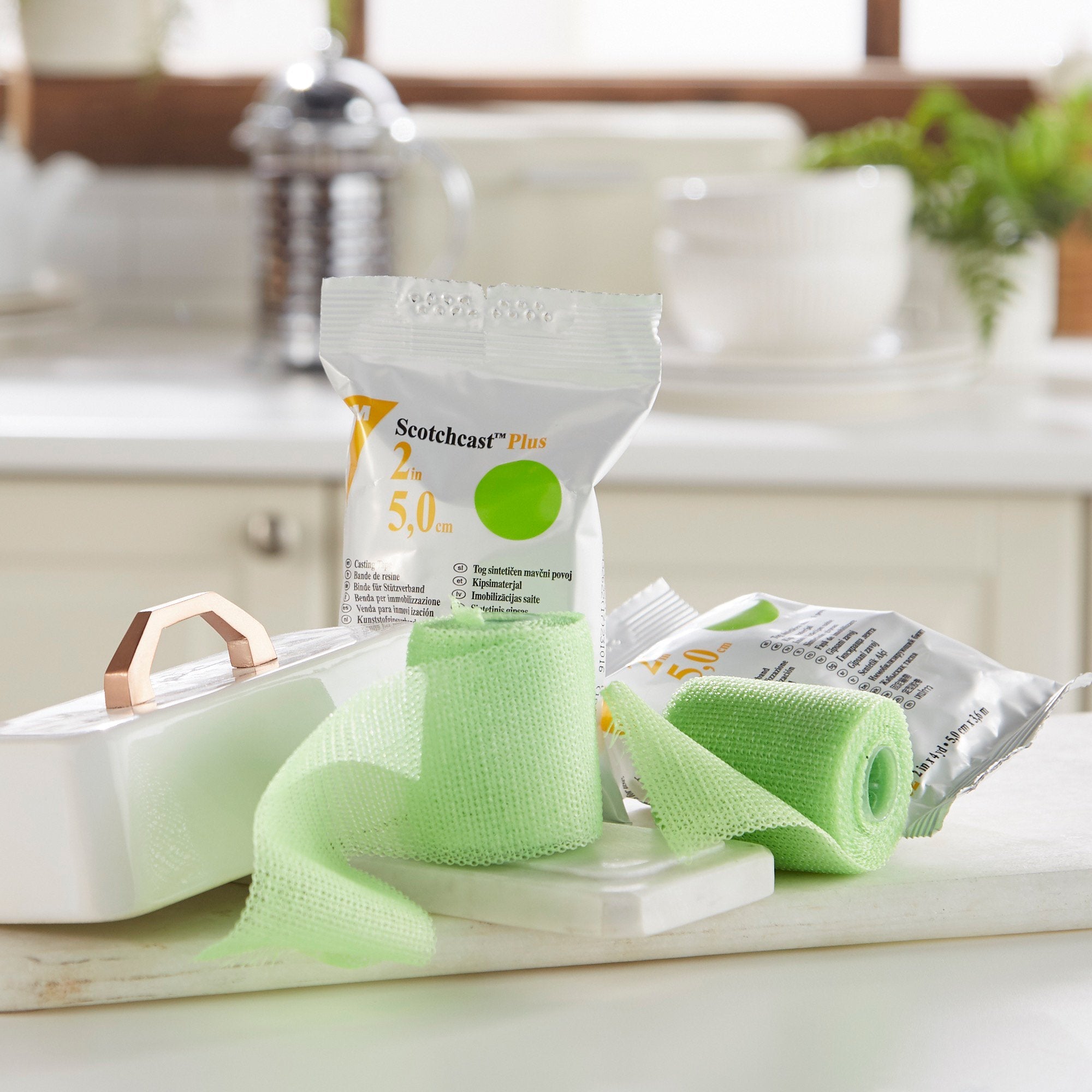 3M™ Scotchcast™ Plus Bright Green Cast Tape, 2 Inch x 4 Yard (10 Units)