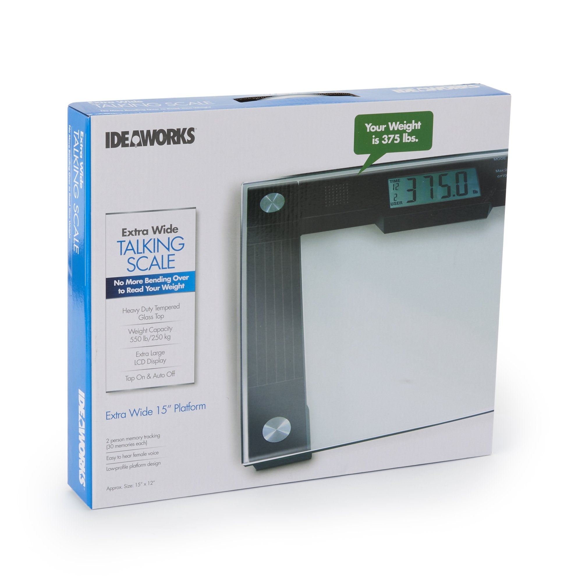 Ideaworks® Extra Wide Talking Scale (1 Unit)