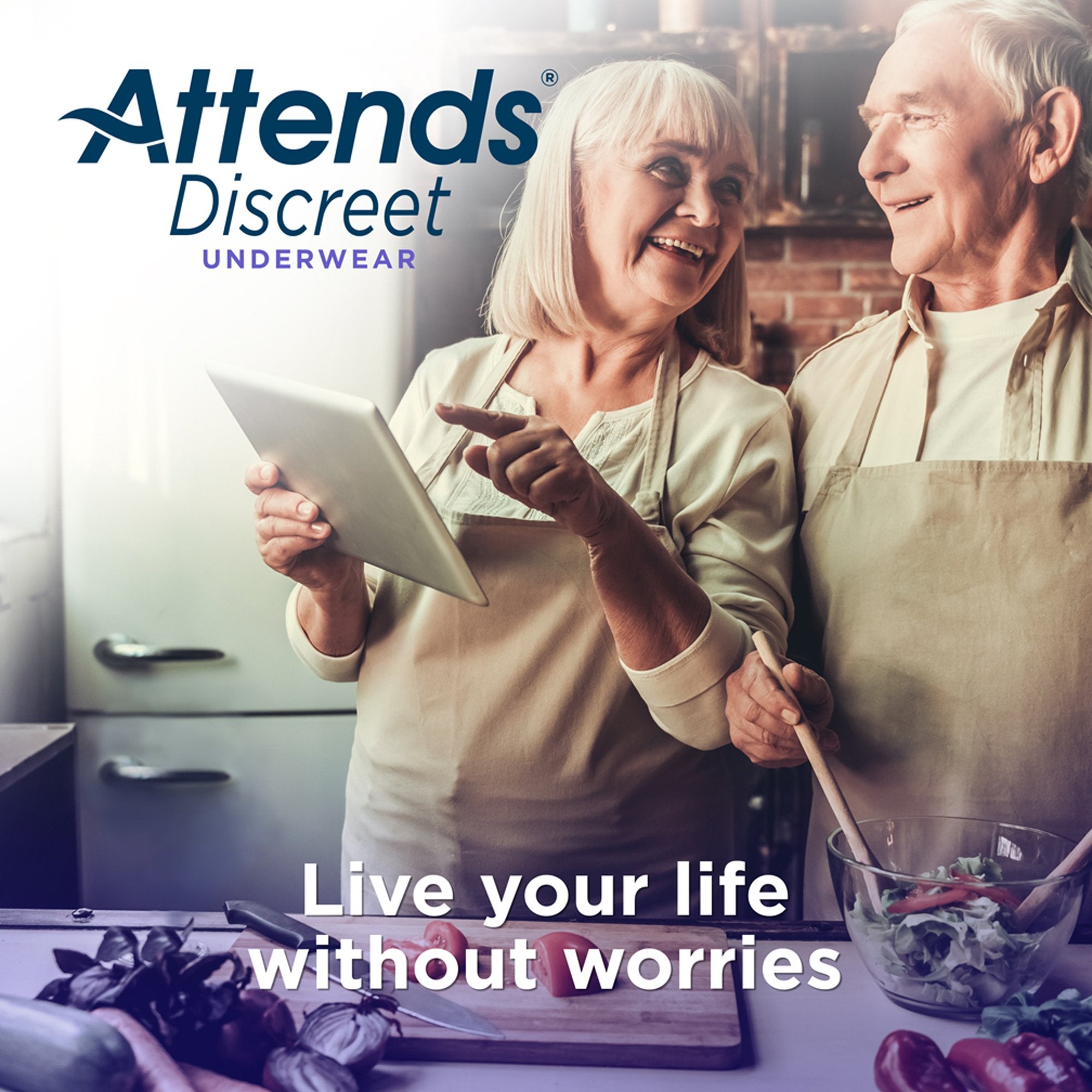 Attends® Discreet Women's Underwear, Level 5, X-Large (16 Units)