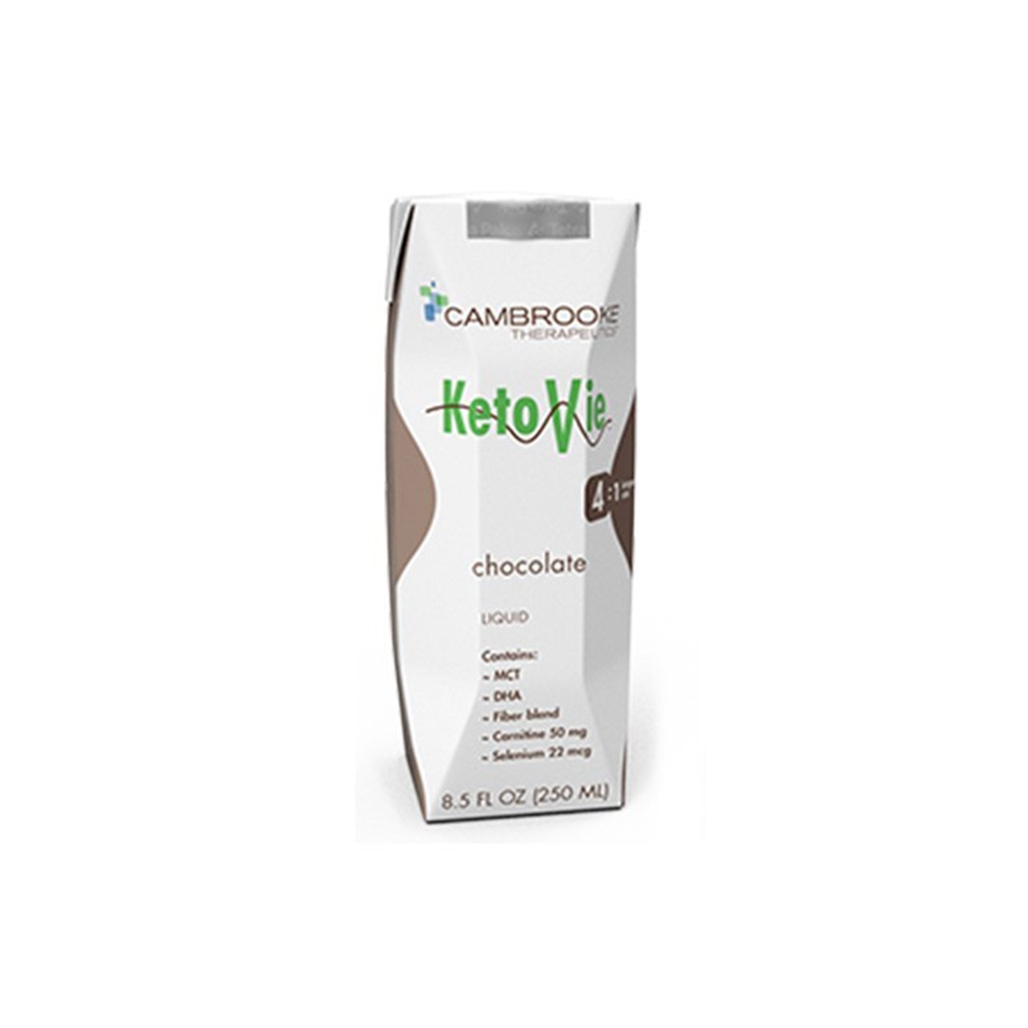 KetoVie™ 4:1 Chocolate Liquid for the Dietary Management of Intractable Epilepsy, 8.5-ounce carton (1 Unit)