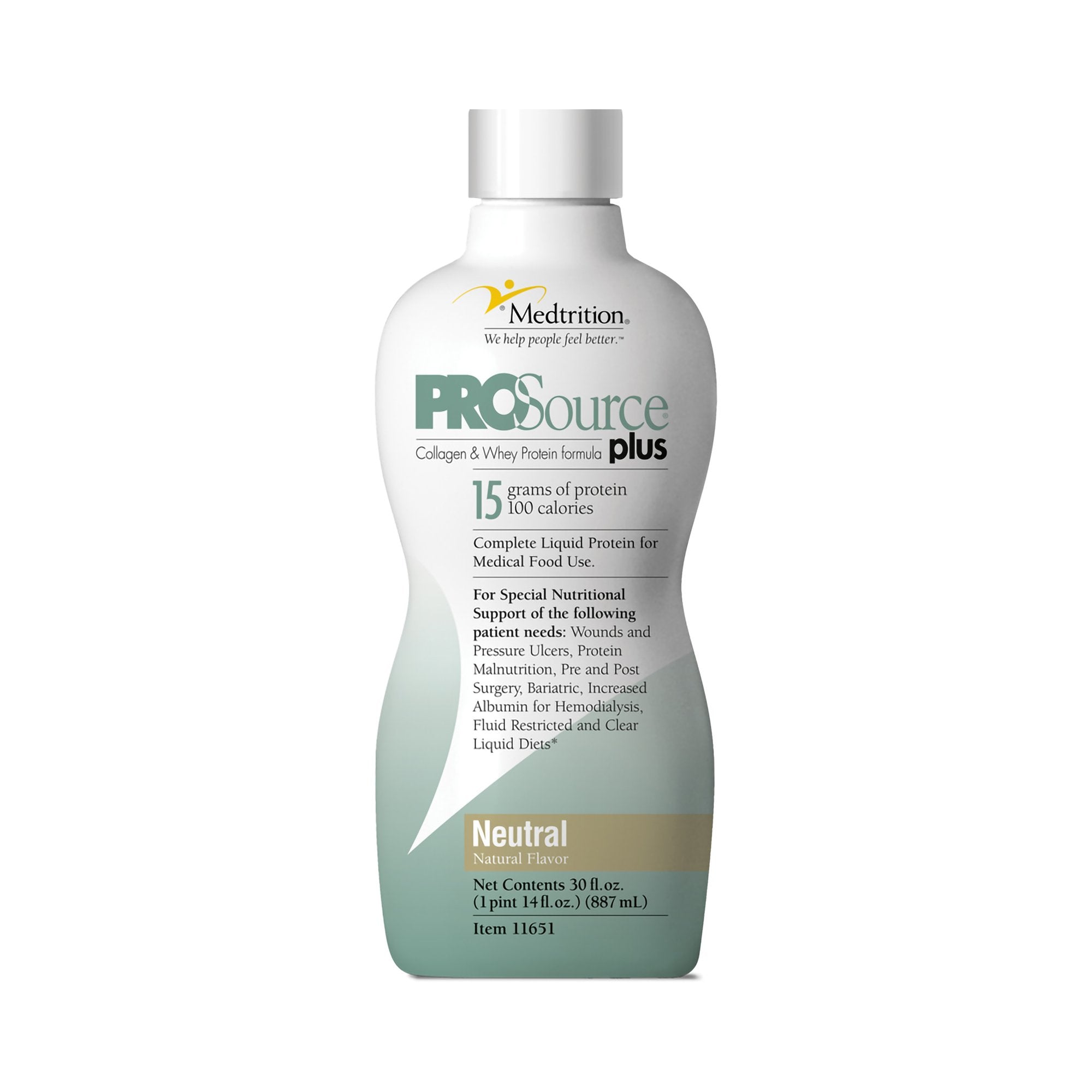 ProSource Plus™ Collagen and Whey Protein Formula, 32-ounce Bottle (1 Unit)