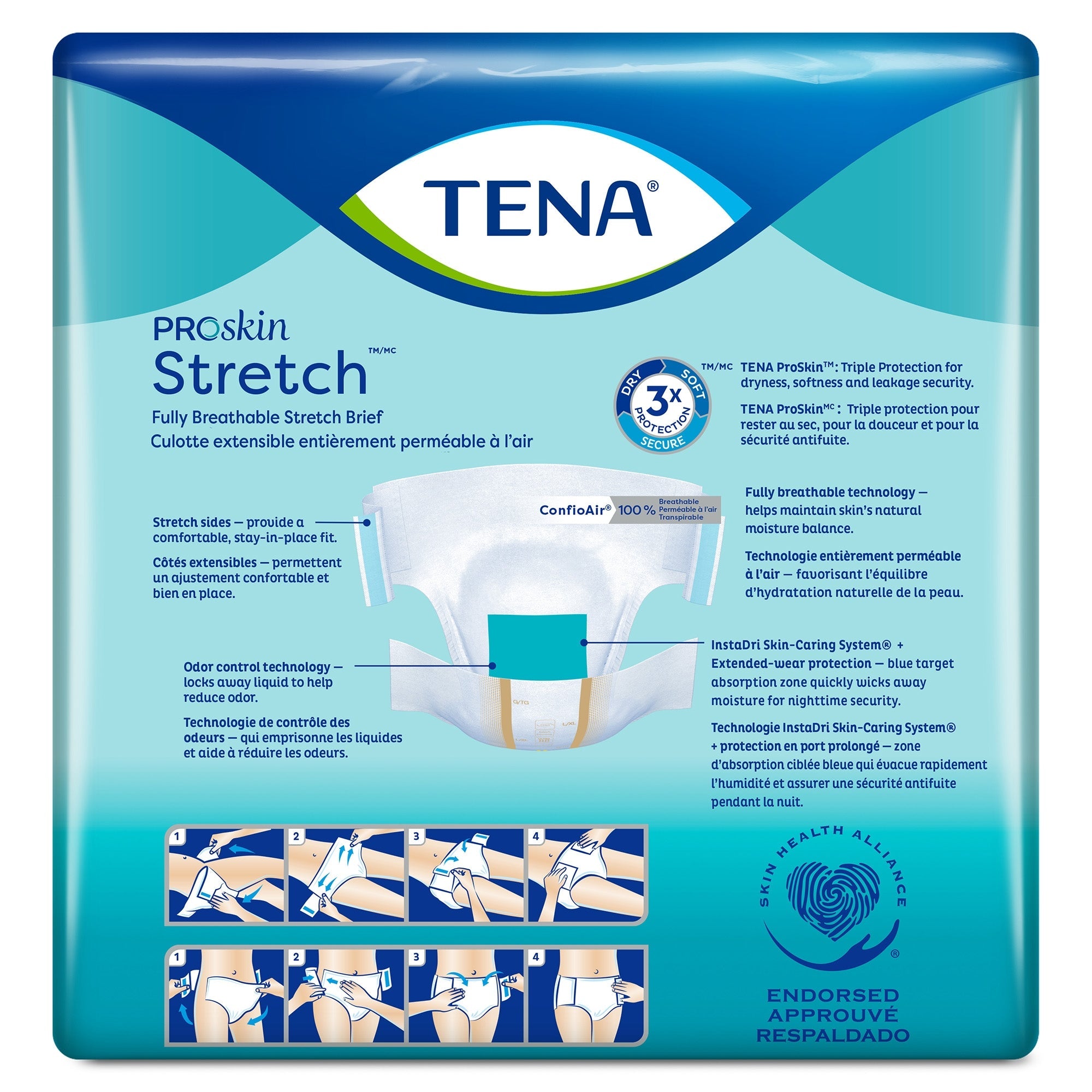Tena ProSkin Stretch Ultra Incontinence Briefs L/XL - 36 Pack