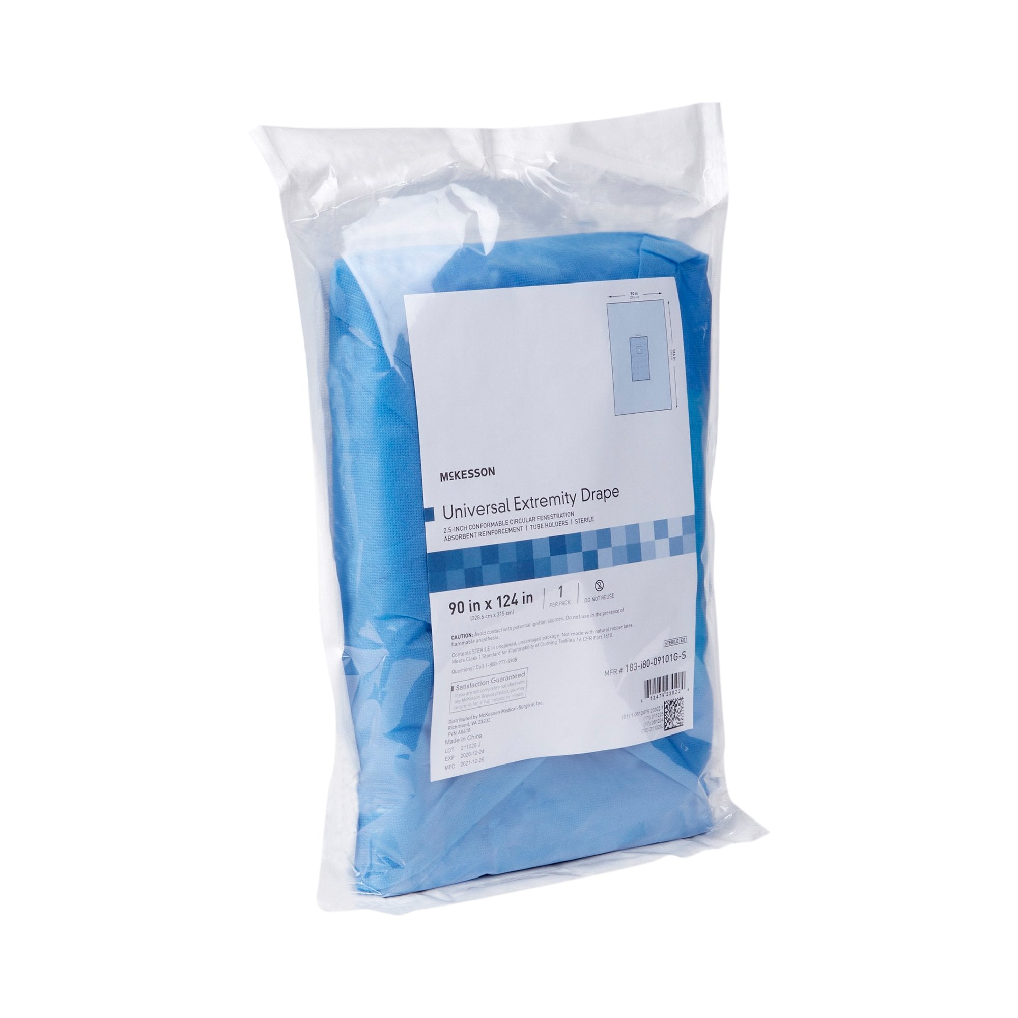 McKesson Sterile Universal Extremity Orthopedic Drape, 90 x 124 Inch (1 Unit)