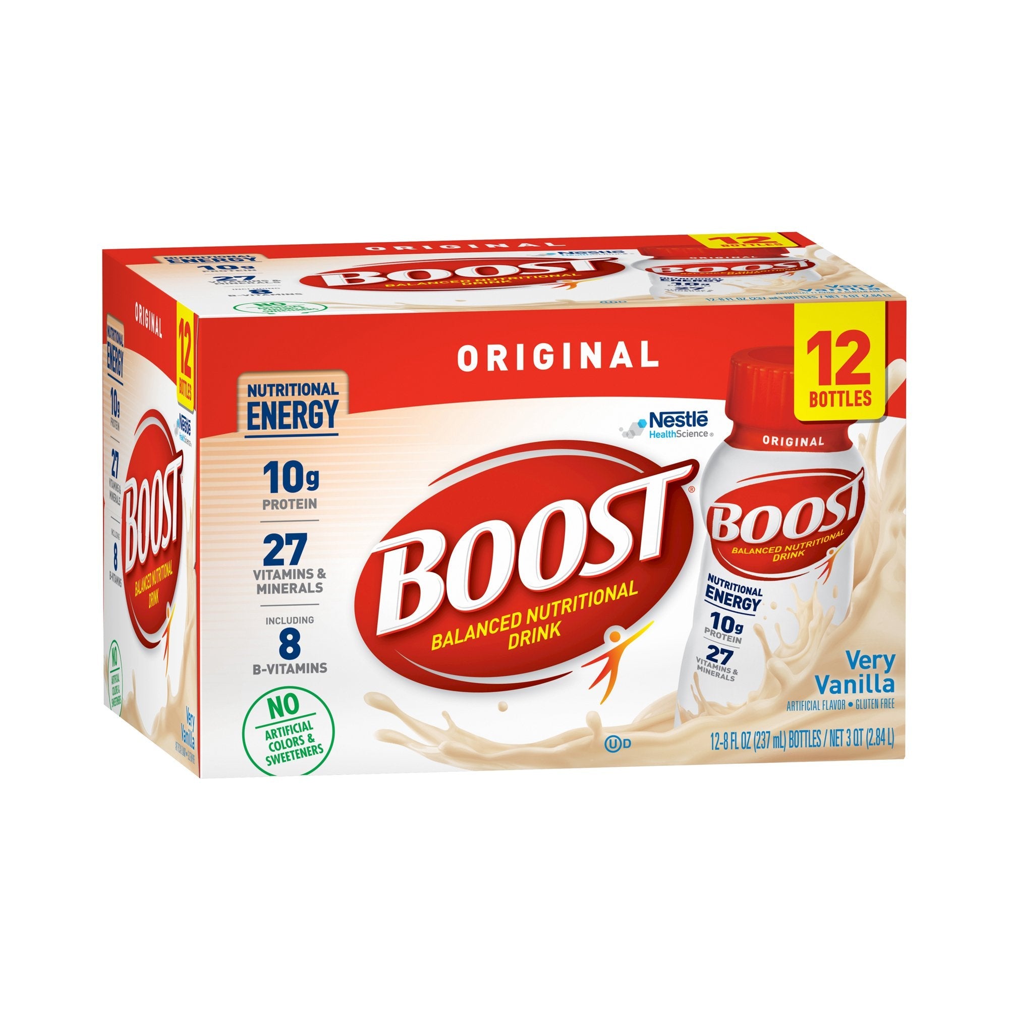 Boost® Original Vanilla Balanced Nutritional Drink, 8-ounce bottle (12 Units)