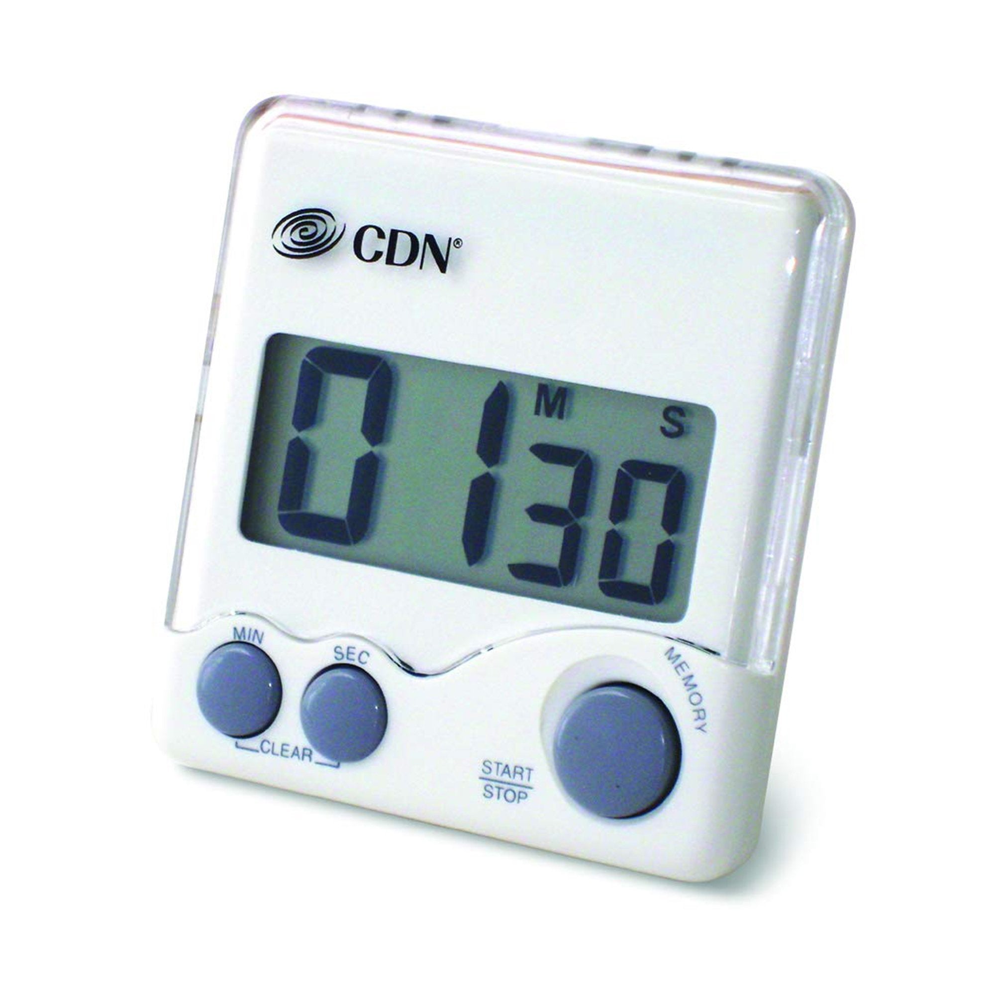 Electronic Alarm Timer Kitchen Timer CDN® 100 Minutes LCD Display (1 Unit)
