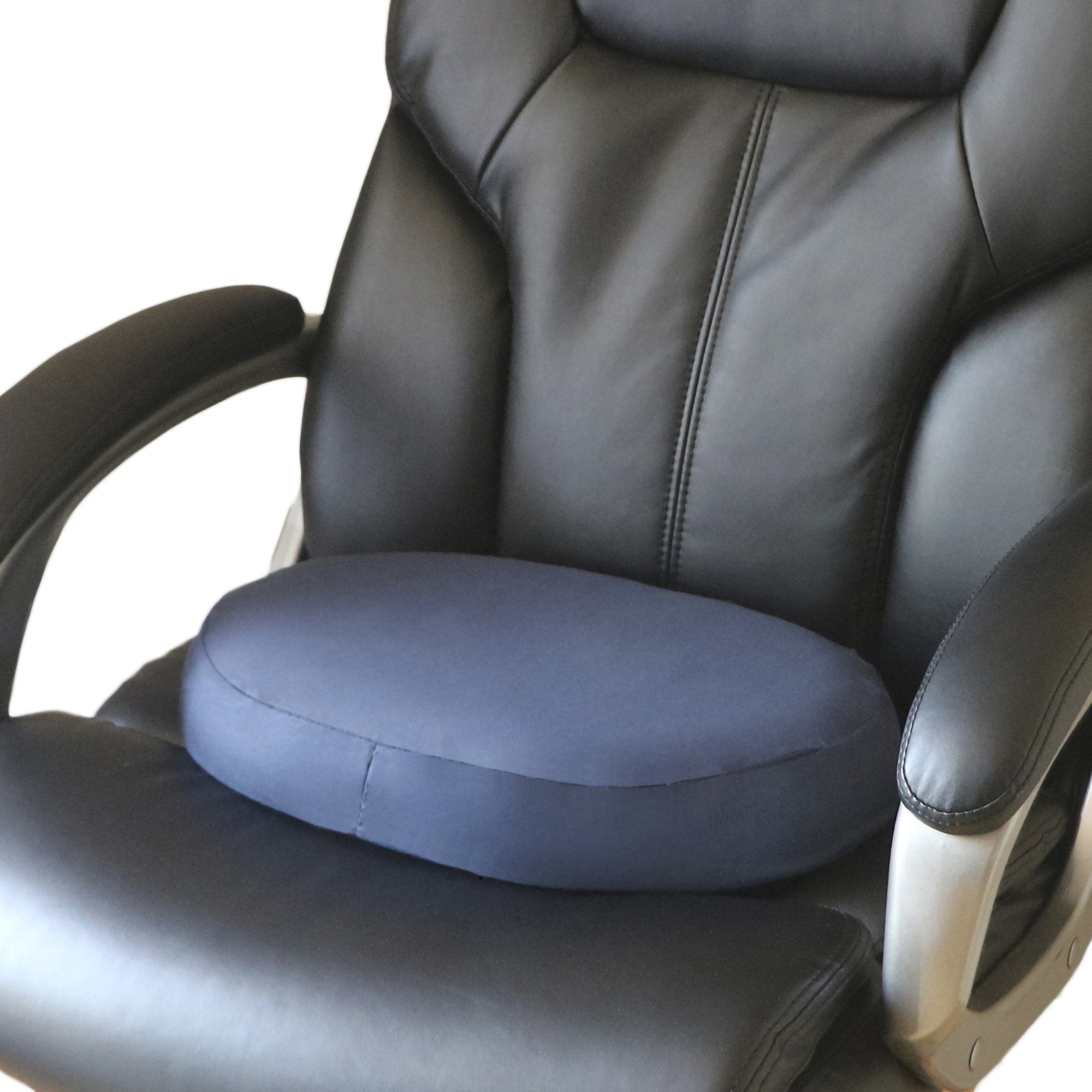 Mabis Healthcare Molded Foam Doughnut Seat Cushion, 16 Inch, Navy (1 Unit)