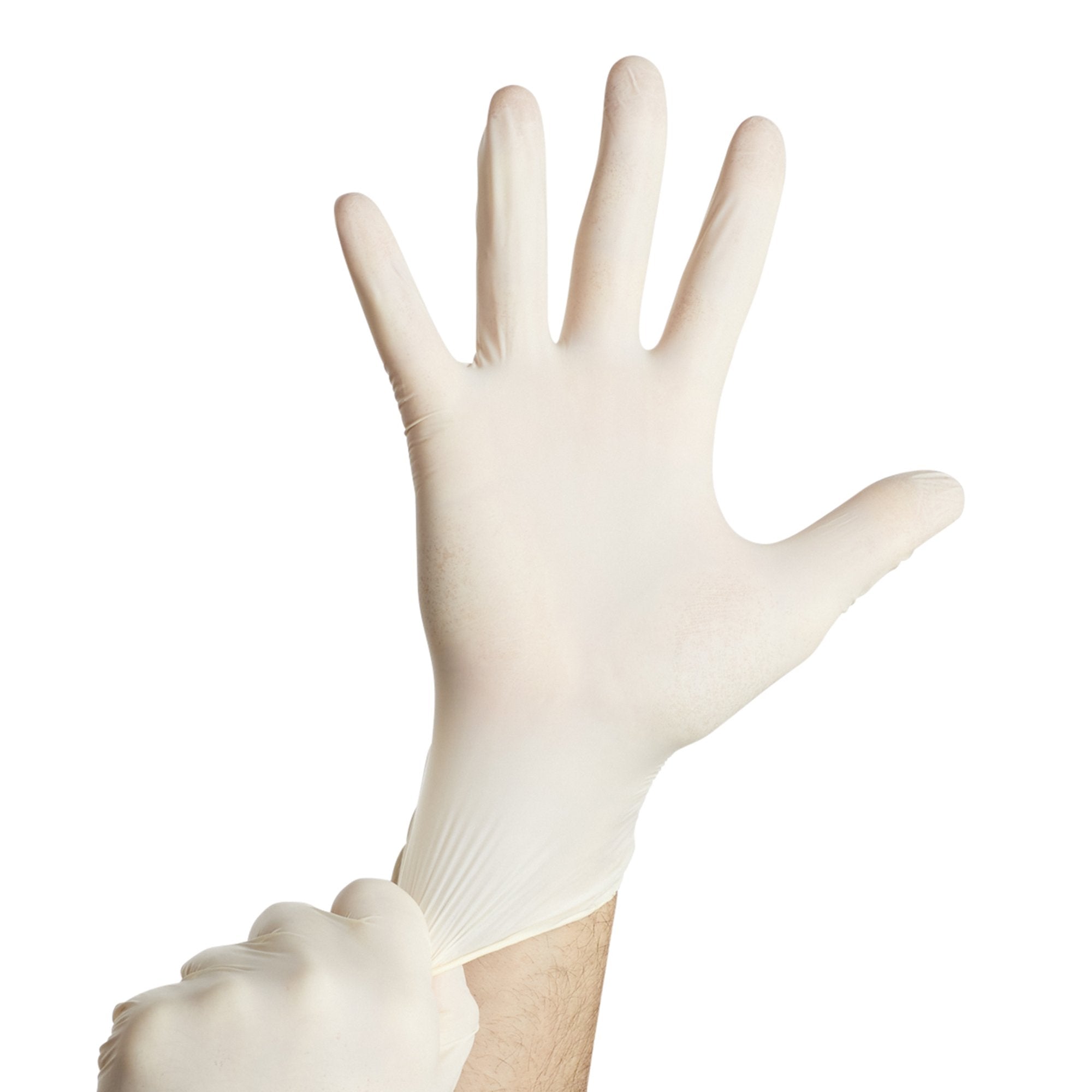 Trilon 2000® PF with MC3® Stretch Vinyl Standard Cuff Length Exam Glove, Medium, Ivory (100 Units)