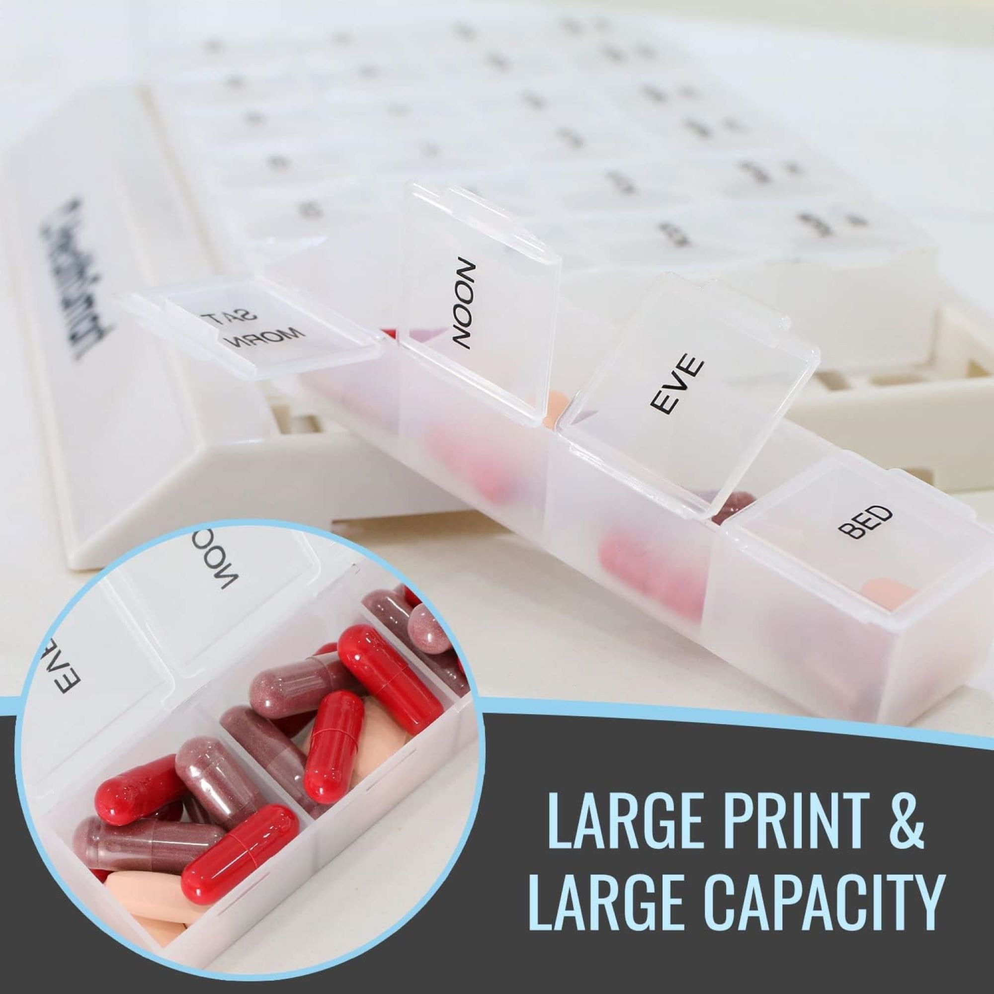 HealthSmart® 7-Day Pill Organizer (1 Unit)