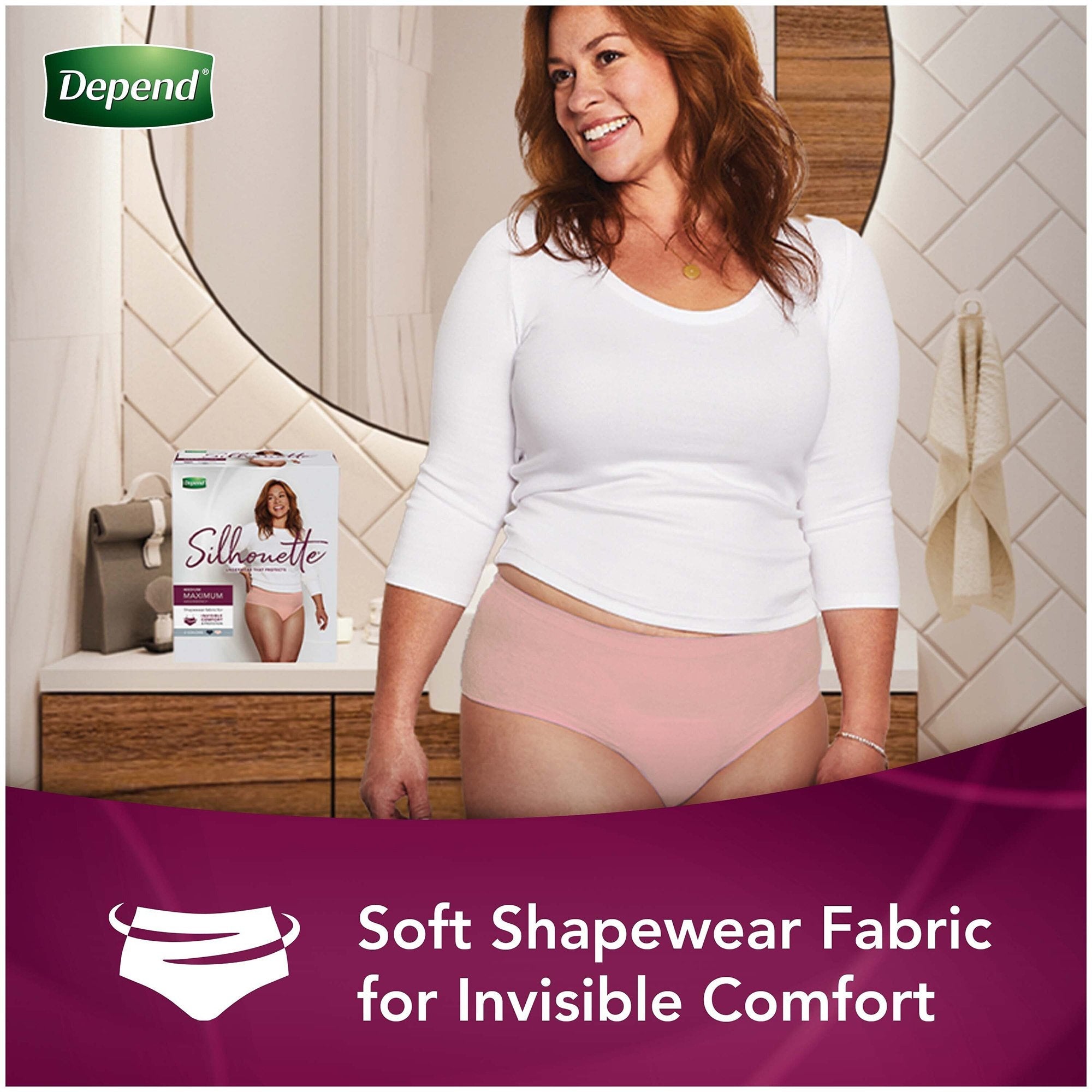 Depend® Silhouette® Maximum Absorbent Underwear, Small (16 Units)