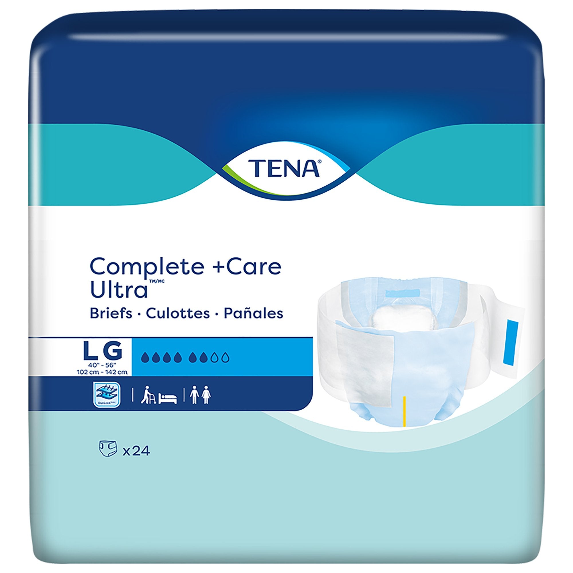 Tena® Complete Ultra™ Incontinence Brief, Large (24 Units)