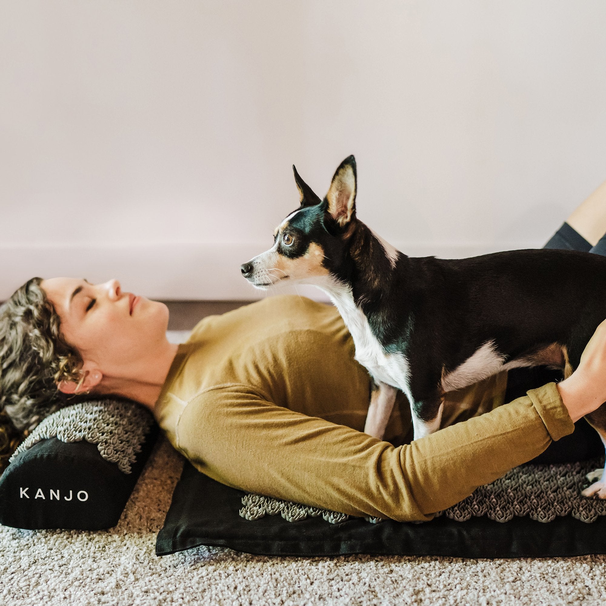 Kanjo Memory Foam Accupressure Mat Set, Large Size (1 Unit)