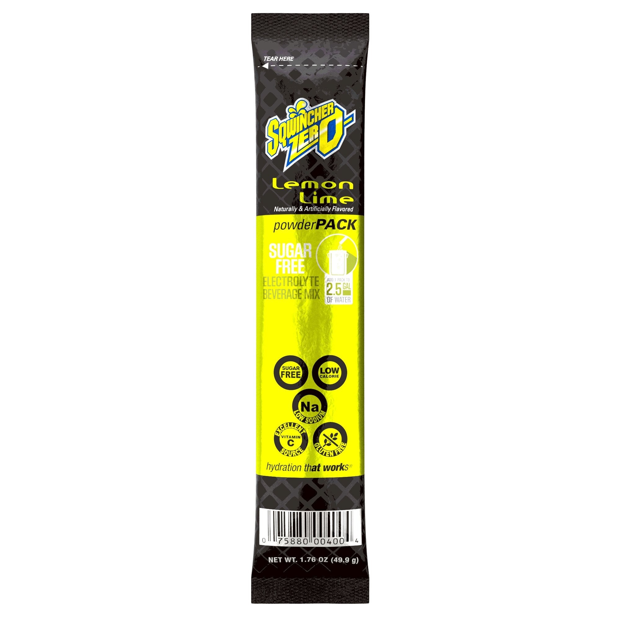 Sqwincher® Zero Lemon-Lime Electrolyte Replenishment Drink Mix (8 Units)