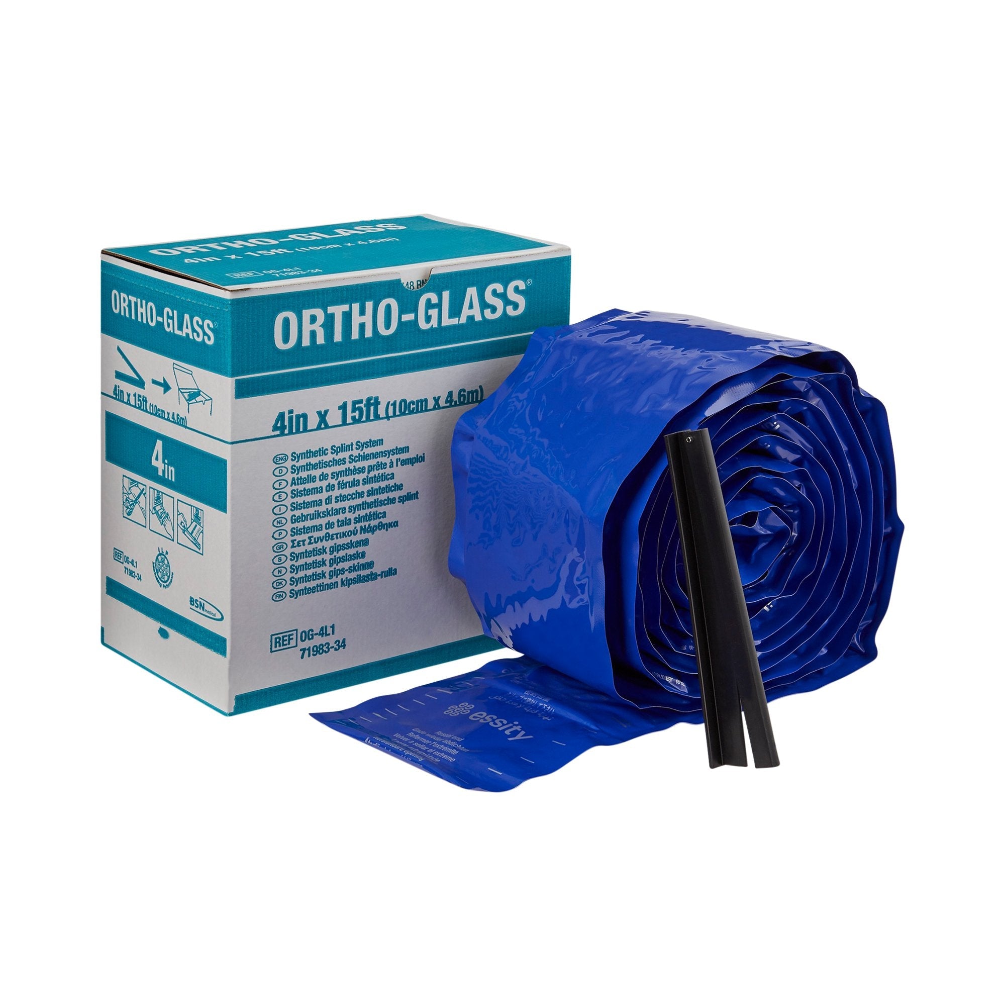 Ortho-Glass® Splint Roll, White, 4 Inch x 5 Yard (1 Unit)